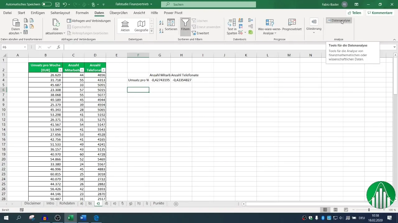 Análisis de datos en Excel: comprender la correlación y la regresión
