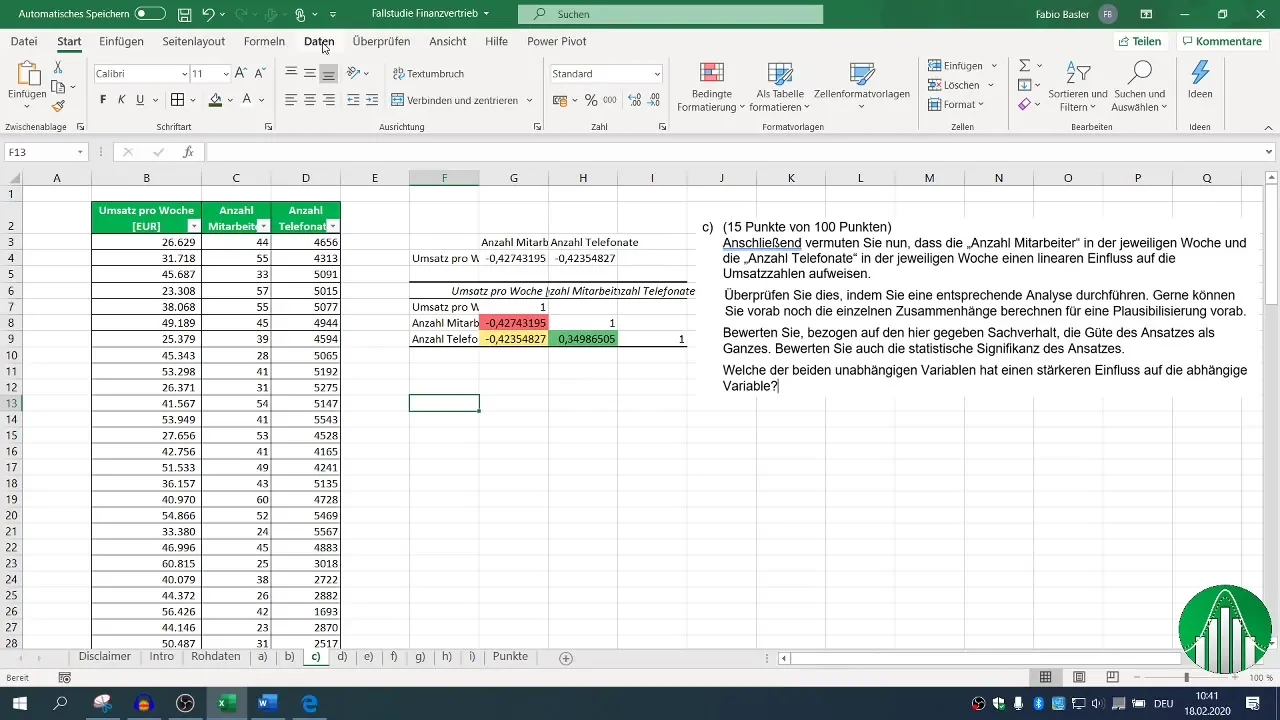 Análisis de datos en Excel: Comprender la correlación y la regresión