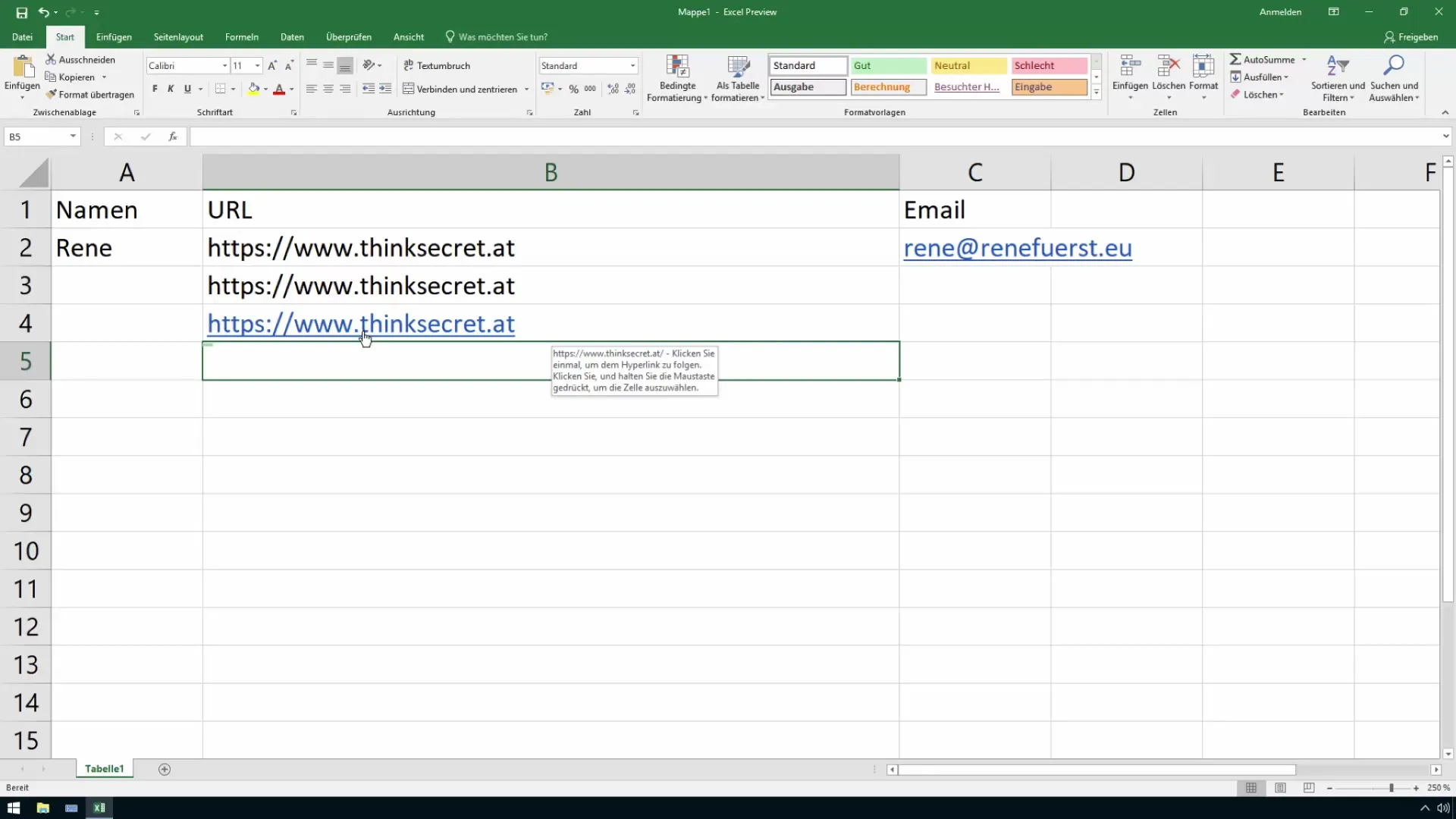 Undgå effektivt hyperlinks i Excel - Sådan gør du det uden problemer