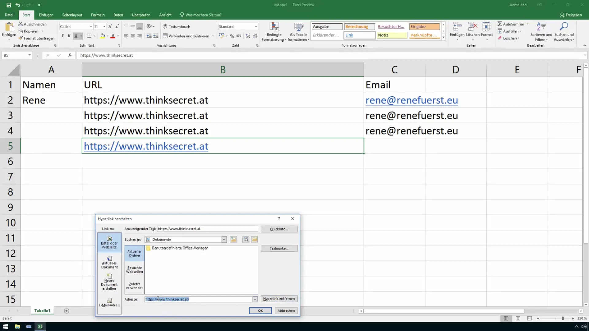 Undgå effektivt hyperlinks i Excel - Sådan gør du det uden problemer