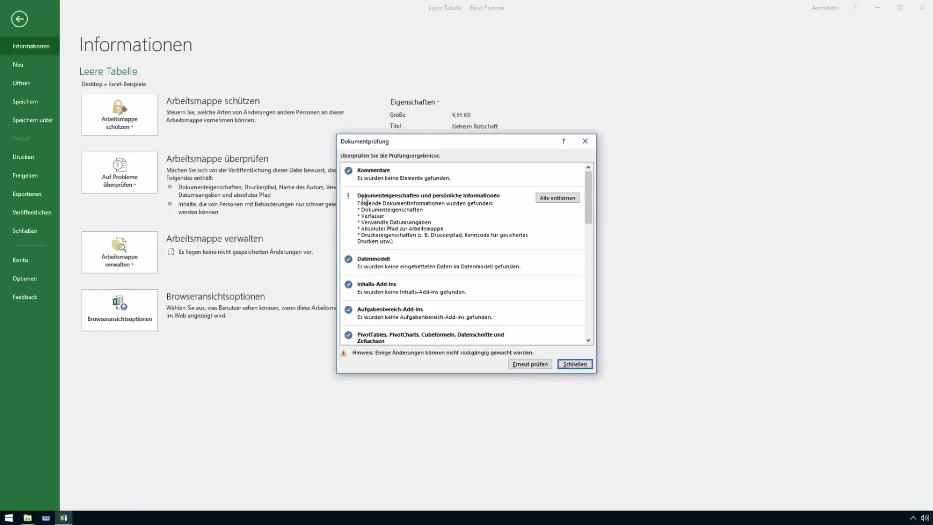 Attenzione ai metadati nei file di Excel: Gestione sicura