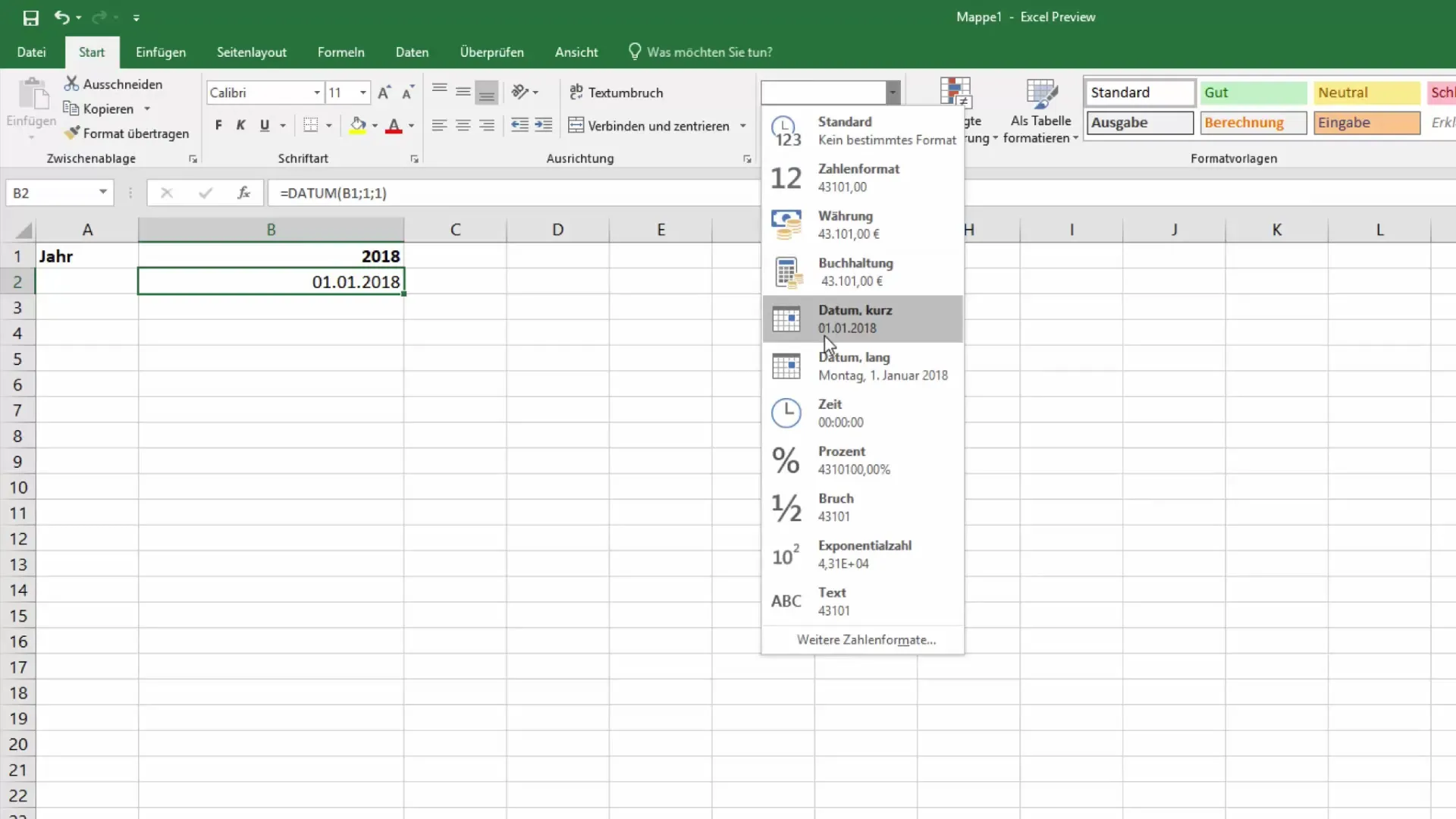 Calendar anual în Excel - Creare flexibilă și ușoară