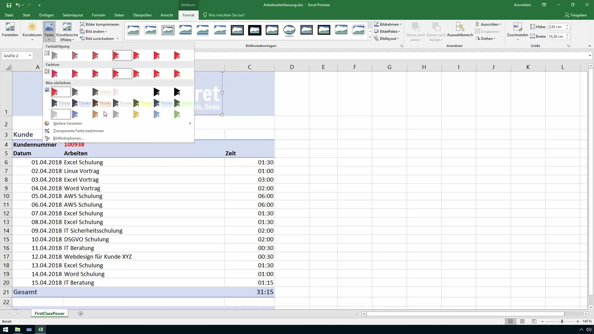 Integrare ed elaborare immagini in modo efficace in Excel