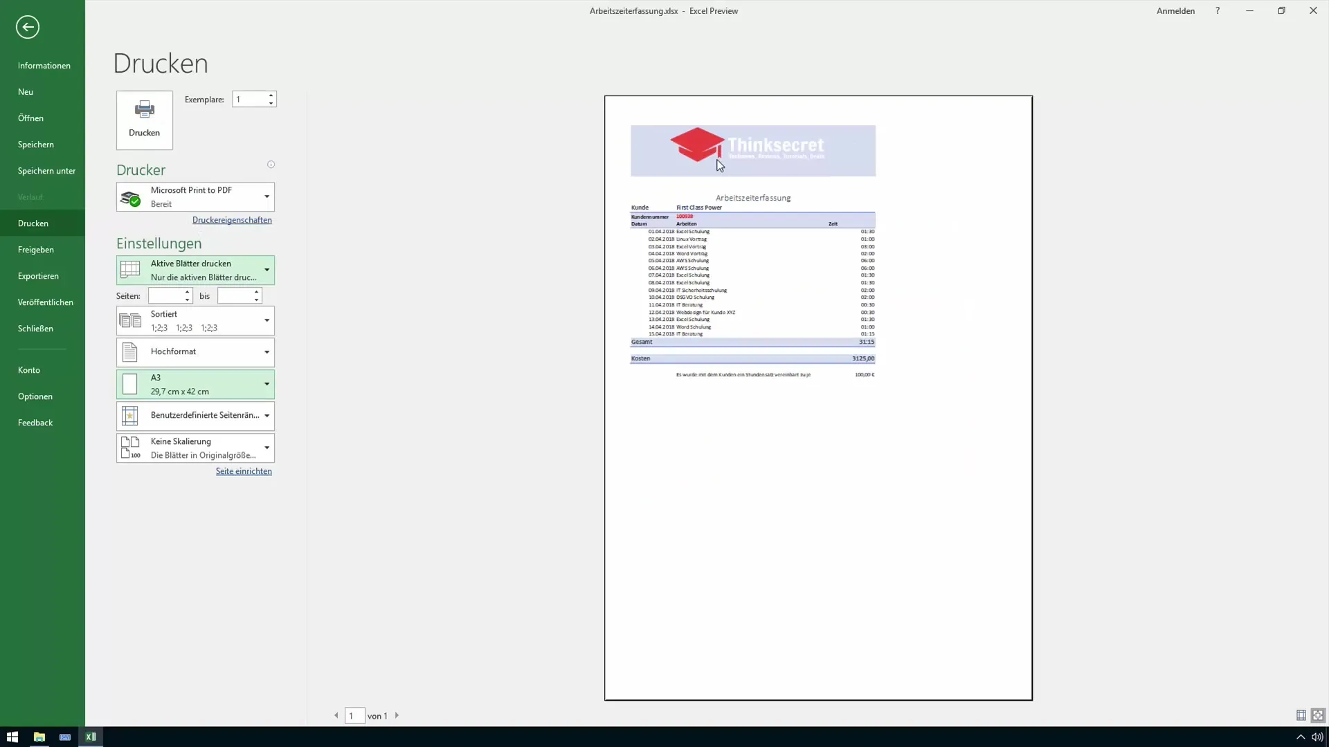 Preložte: "Excel efektívne previesť do formátu PDF - návod
