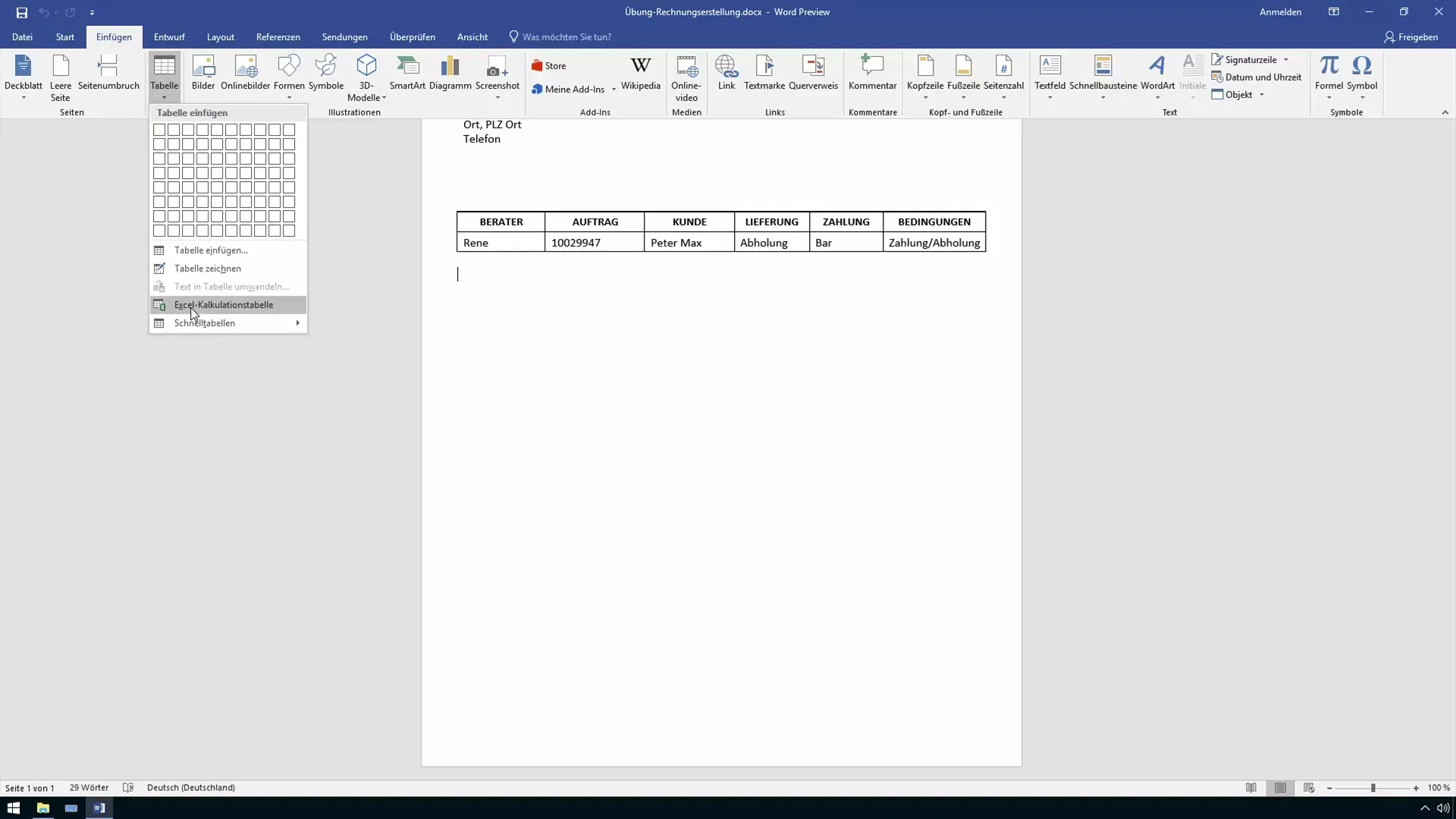 Excel-tabellen efficiënt in Word-documenten integreren