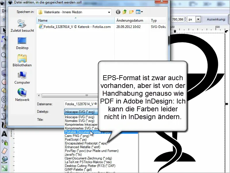 Membuat kartu nama di Adobe InDesign - Gaya klasik: Desain dokter