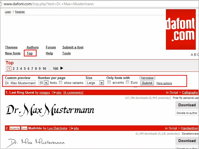 Membuat kartu nama di Adobe InDesign - Gaya klasik: Desain dokter