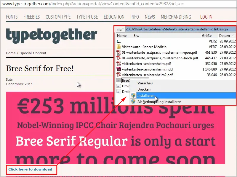 Membuat kartu nama di Adobe InDesign - Gaya klasik: Desain dokter
