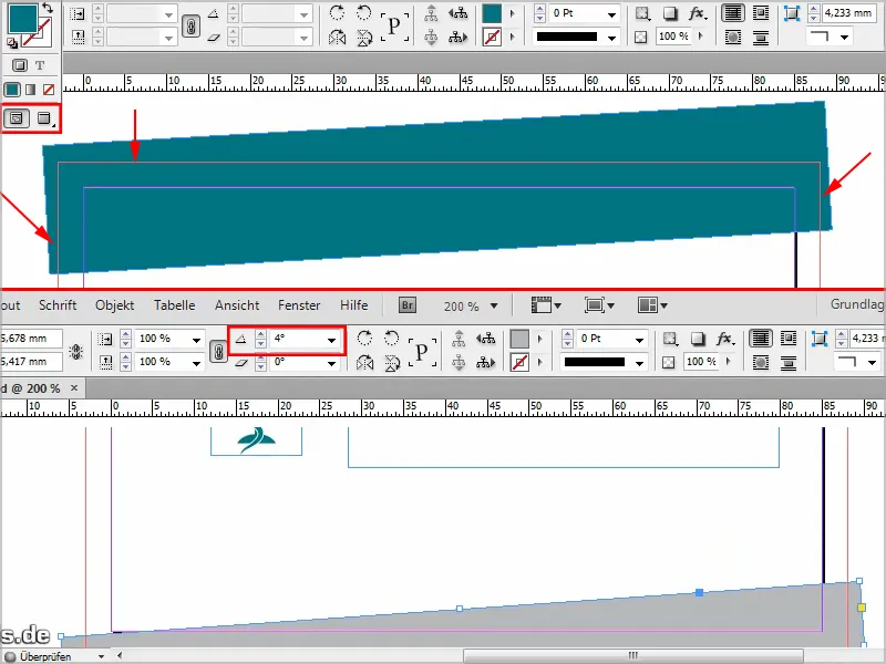 Membuat kartu nama di Adobe InDesign - Gaya klasik: Desain dokter