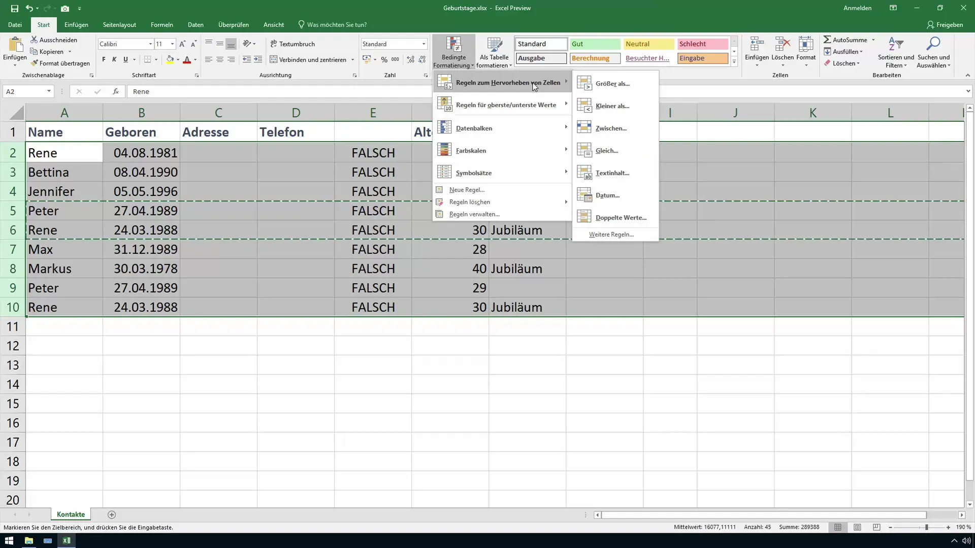 Rileva e gestisci i valori duplicati in Excel