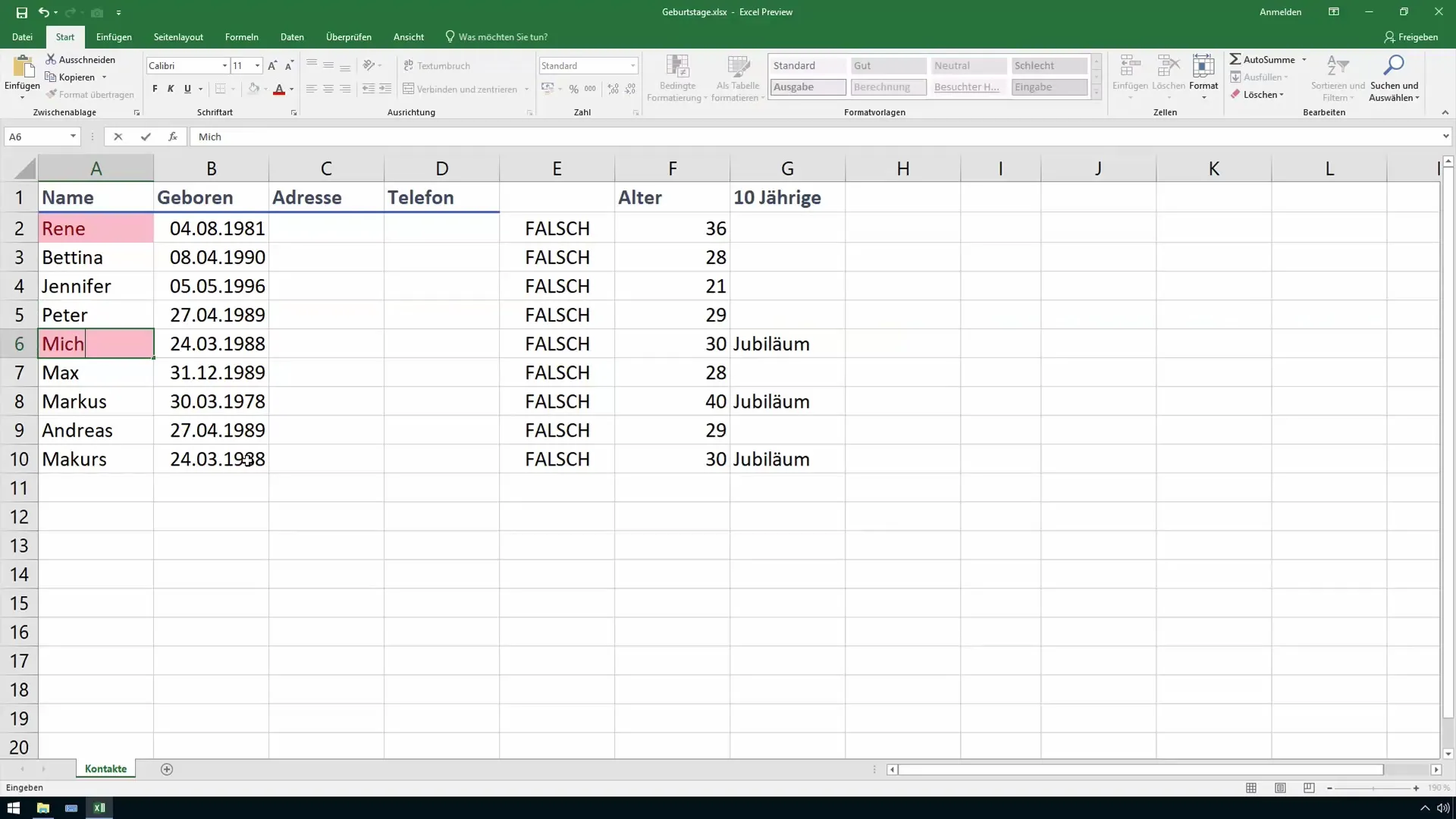 Riconosci e gestisci i valori duplicati in Excel