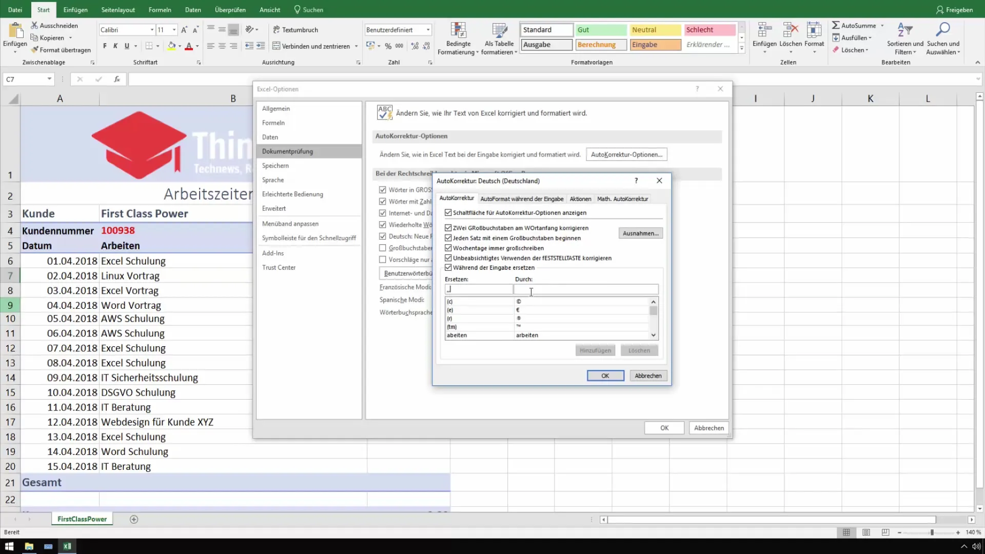 Introducir horas de forma eficiente con el teclado numérico en Excel