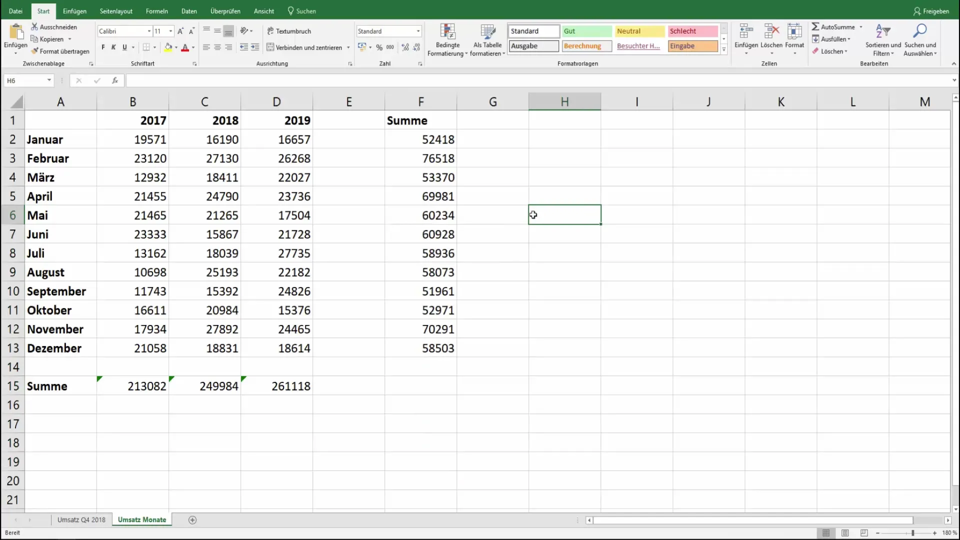 Formules in Excel efficiënt automatisch kopiëren