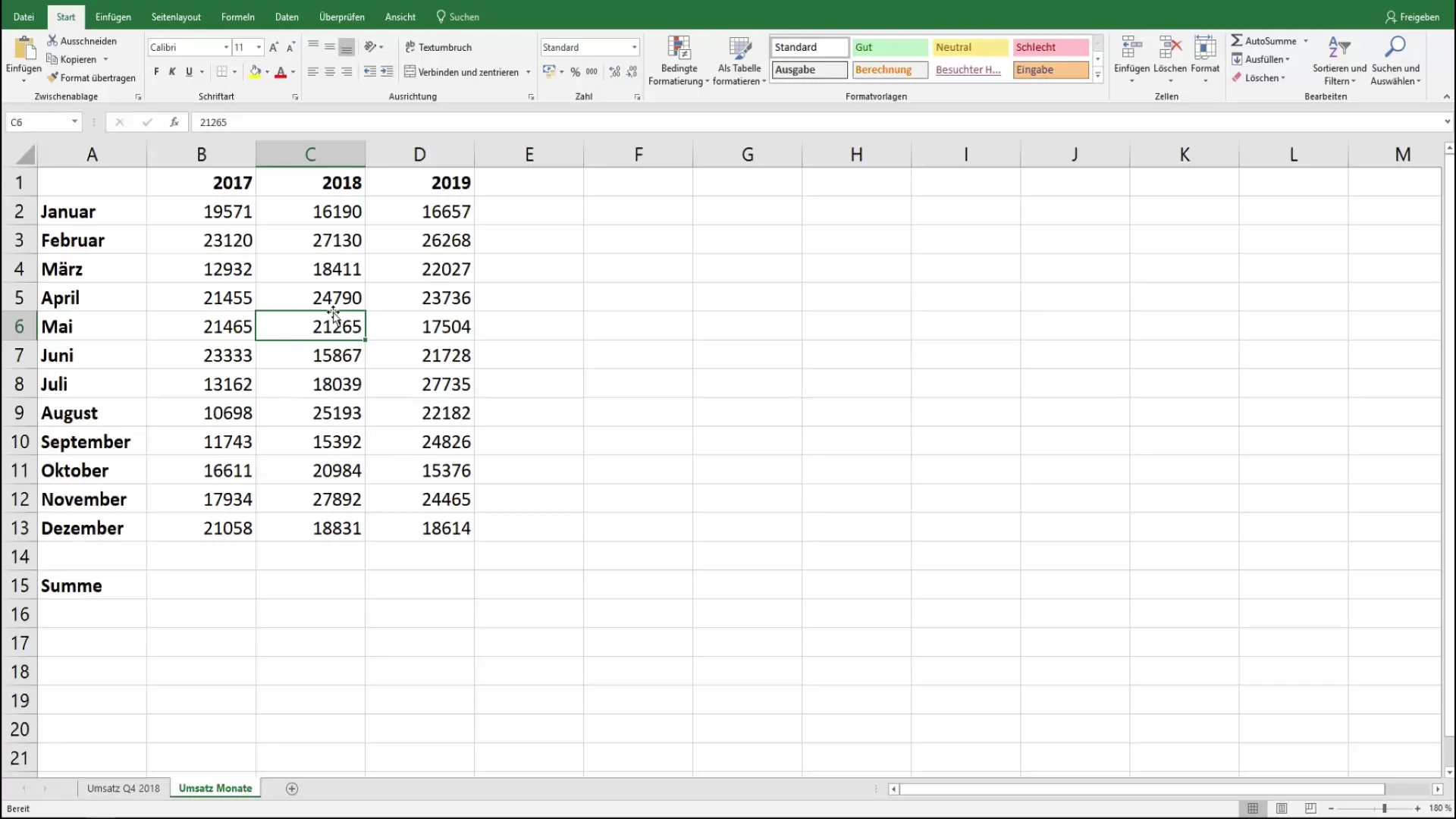 Formules in Excel efficiënt automatisch kopiëren