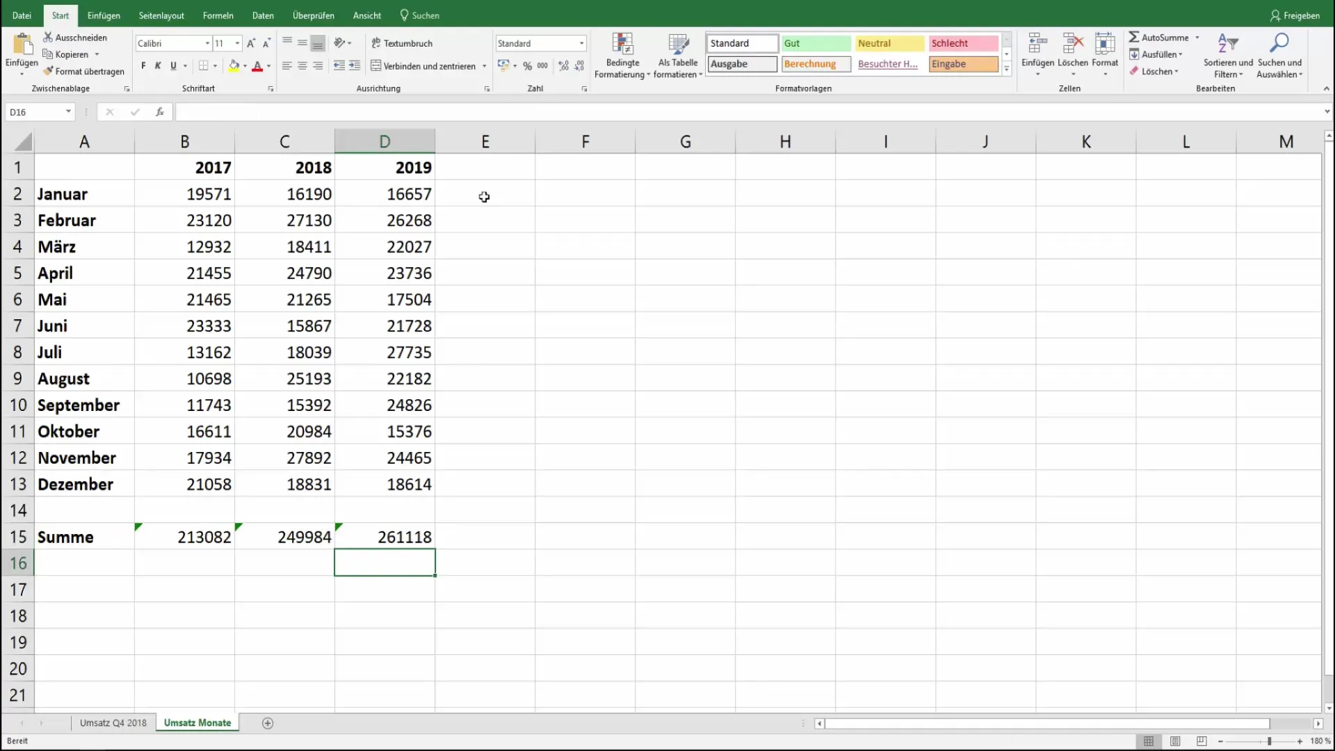 Formules in Excel efficiënt automatisch kopiëren