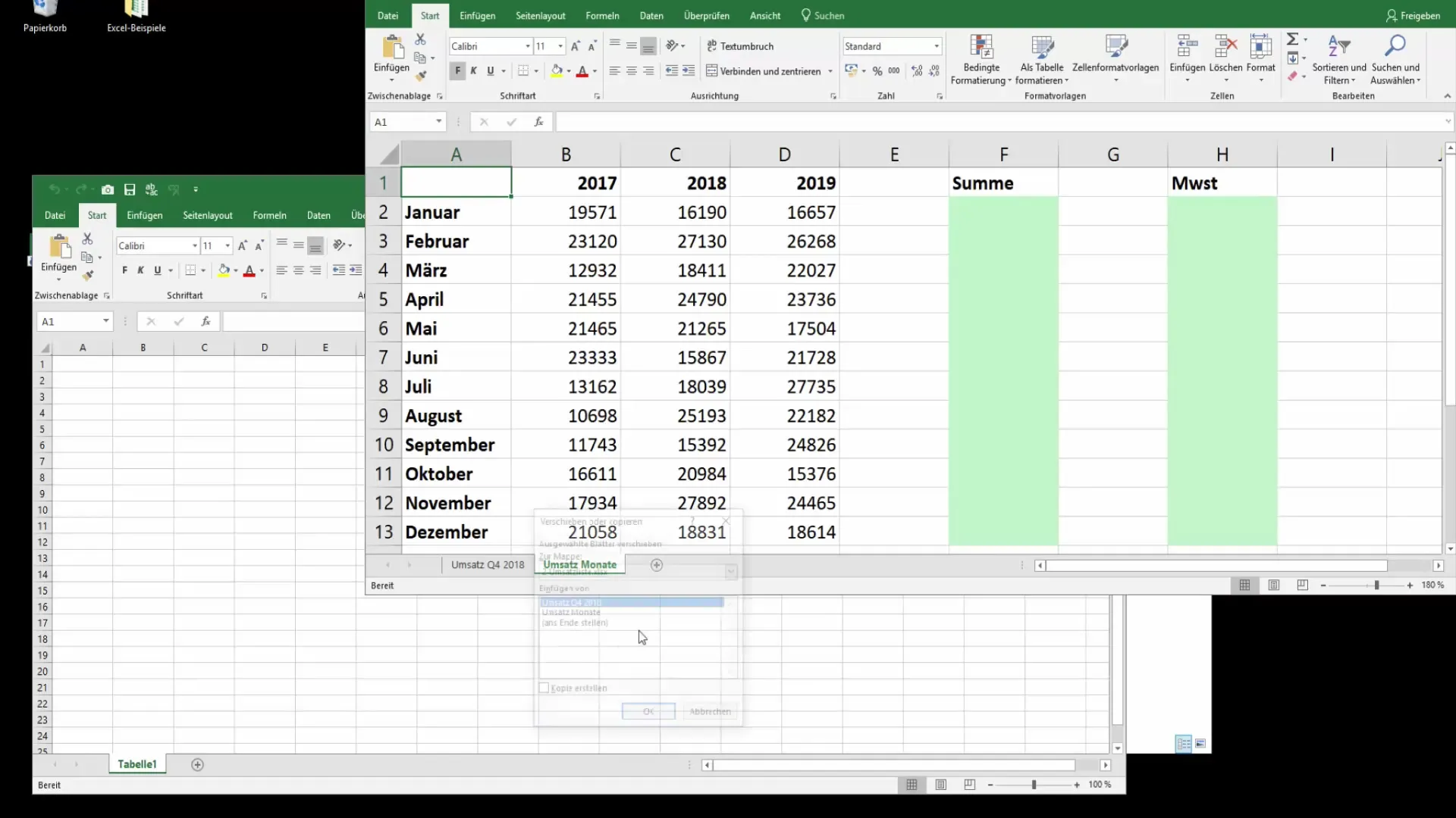 Excel: Flyt og kopier ark mellem filer