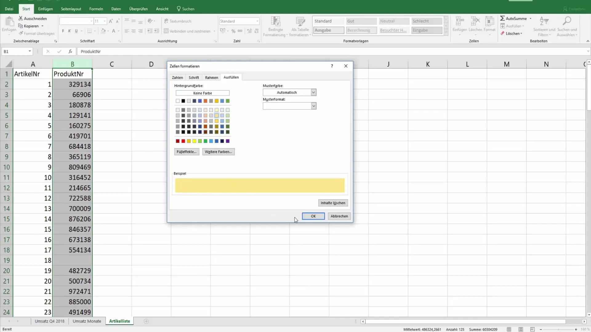 Resaltar eficientemente celdas llenas en Excel
