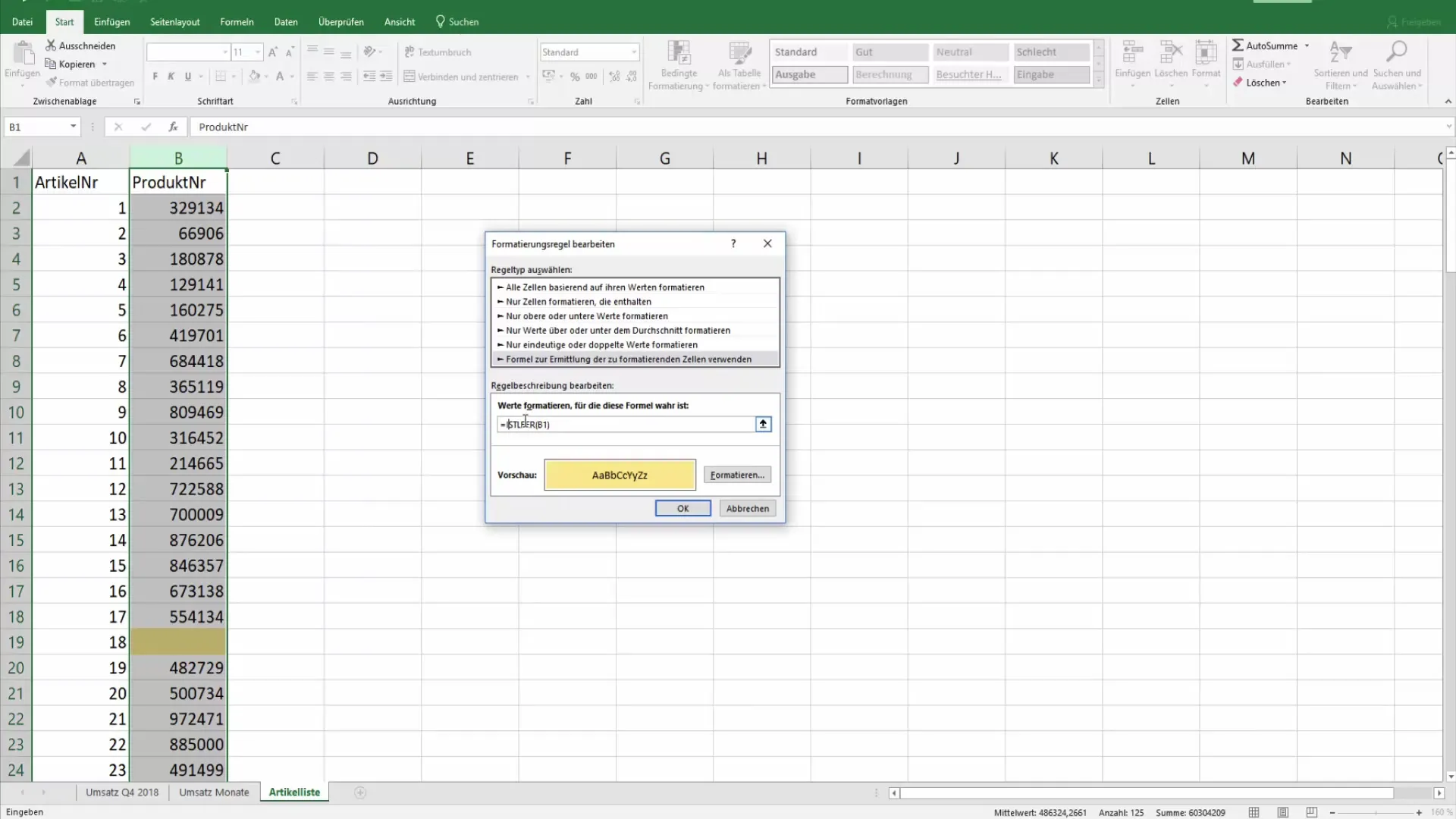 Destacar de manera eficiente las celdas rellenadas y coloreadas en Excel