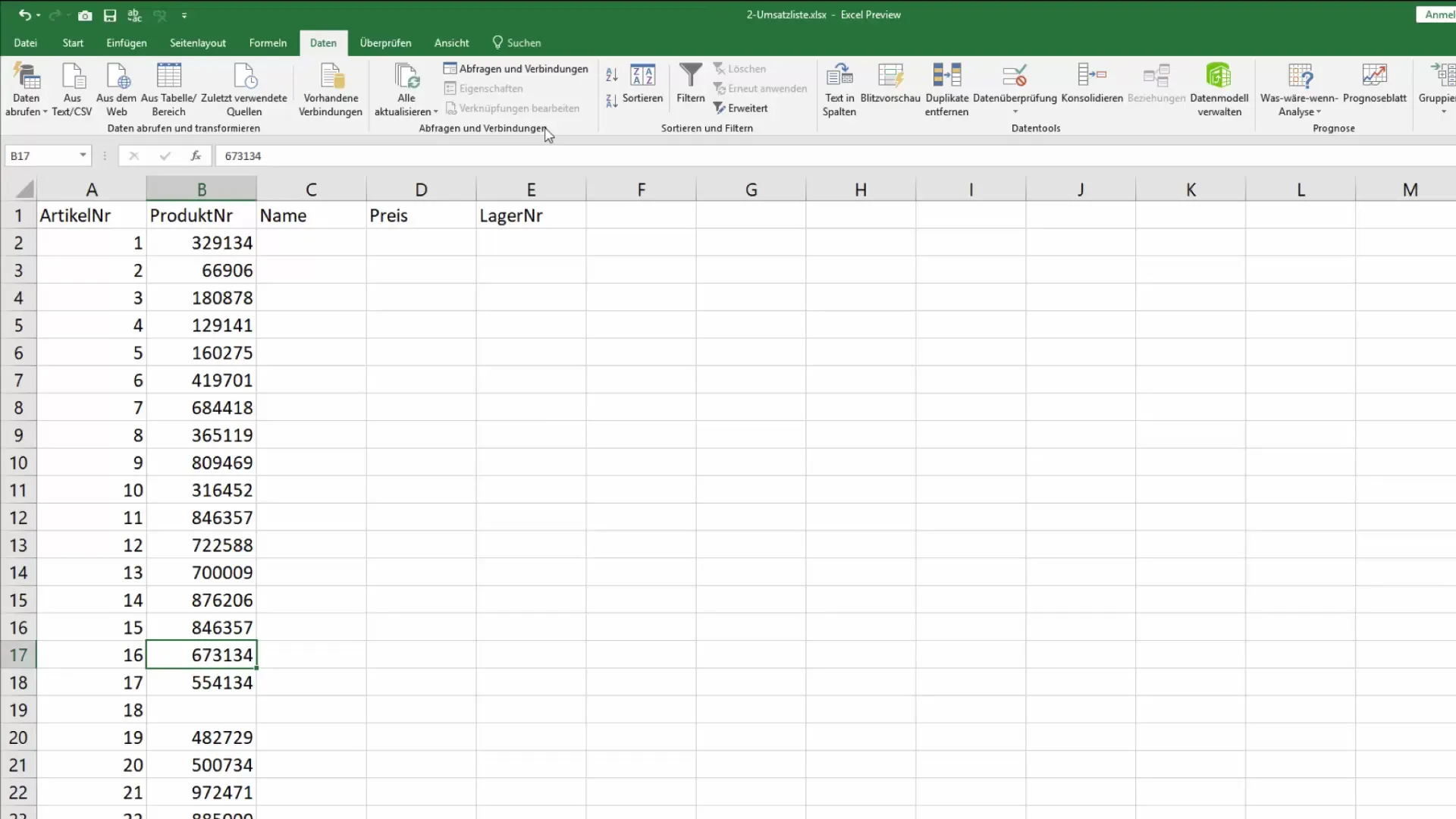 Penggunaan optimal tampilan database Excel untuk memasukkan data dengan mudah