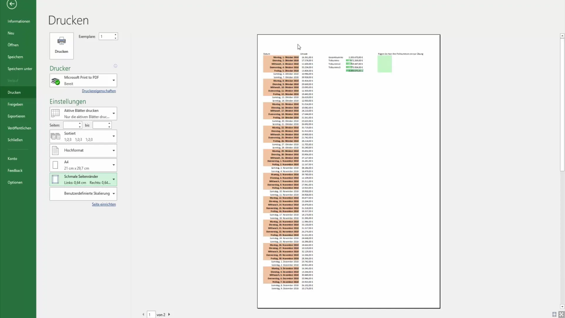 Imprimir hojas de cálculo de Excel en una sola página fácilmente