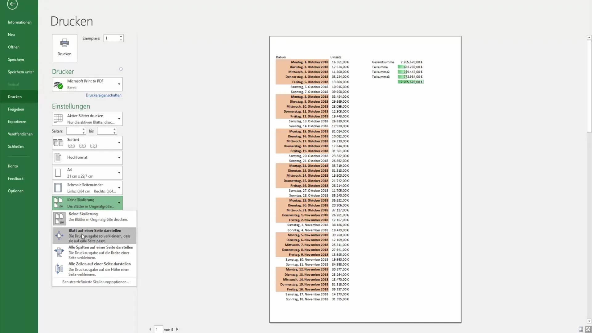 Imprimir hojas de Excel en una página, hecho fácil