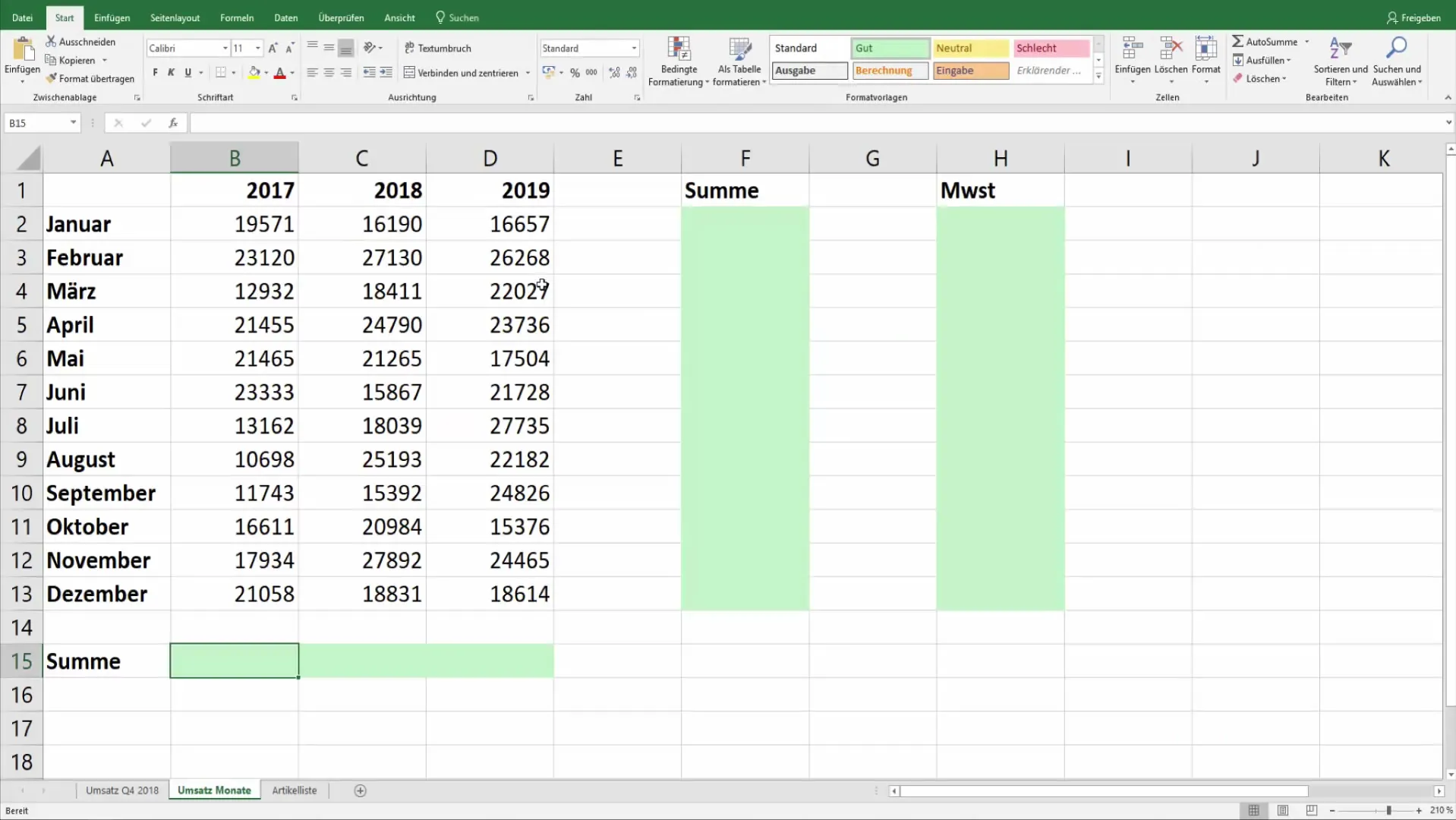 Utilizzo efficace di intestazioni e piè di pagina in Excel