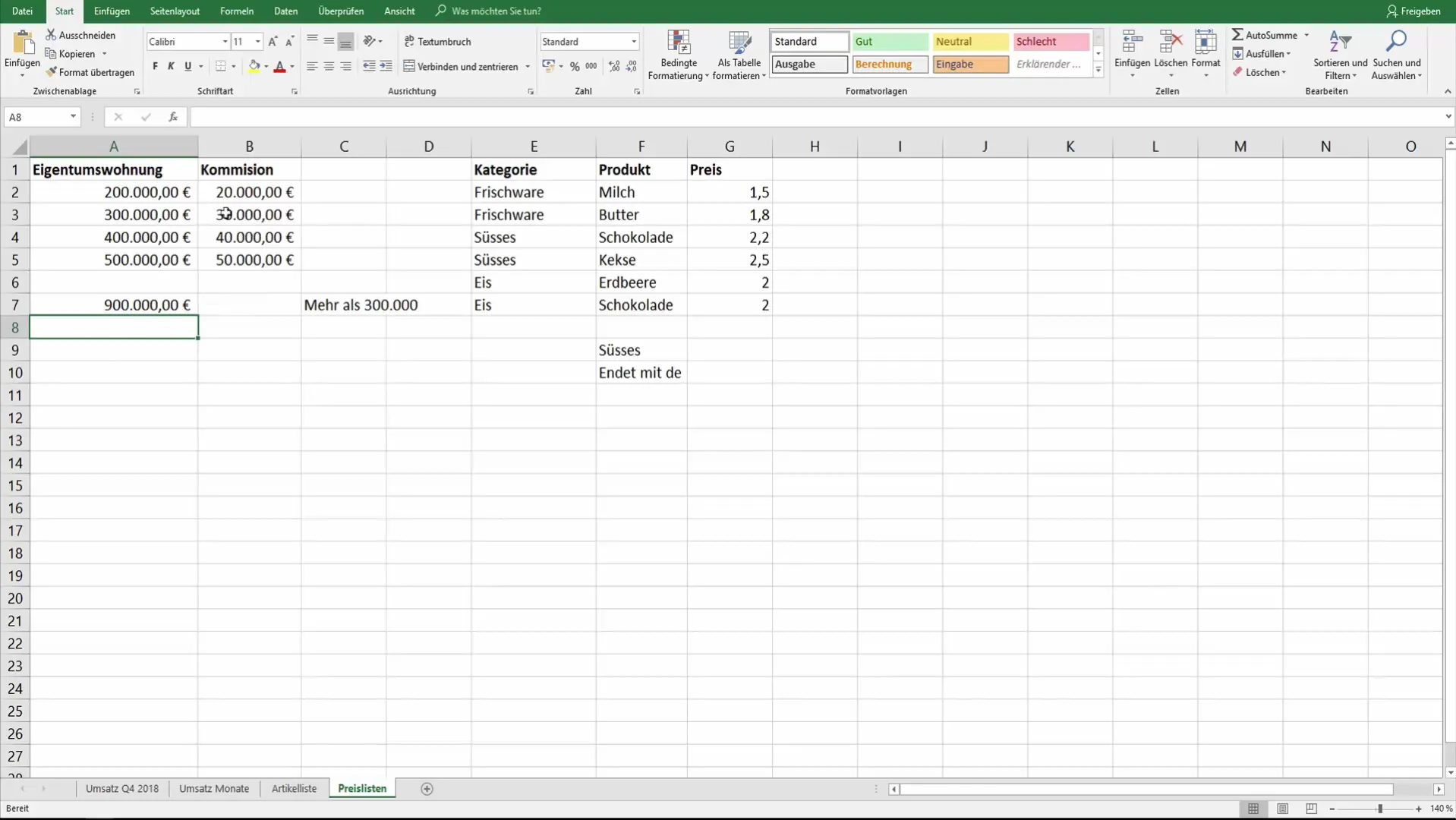 Excel-opsummeringsfunktion med sumhvis