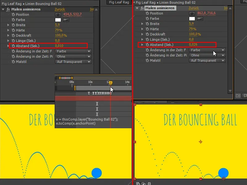 Animación fácil: Bouncing Ball - la transición