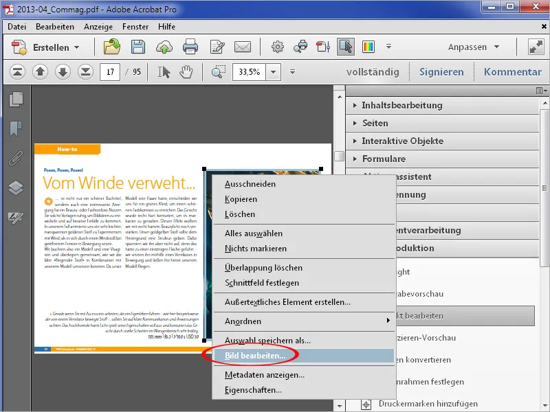 Bilder und Text aus PDF-Dateien extrahieren und als Office-Dokument speichern mit Acrobat