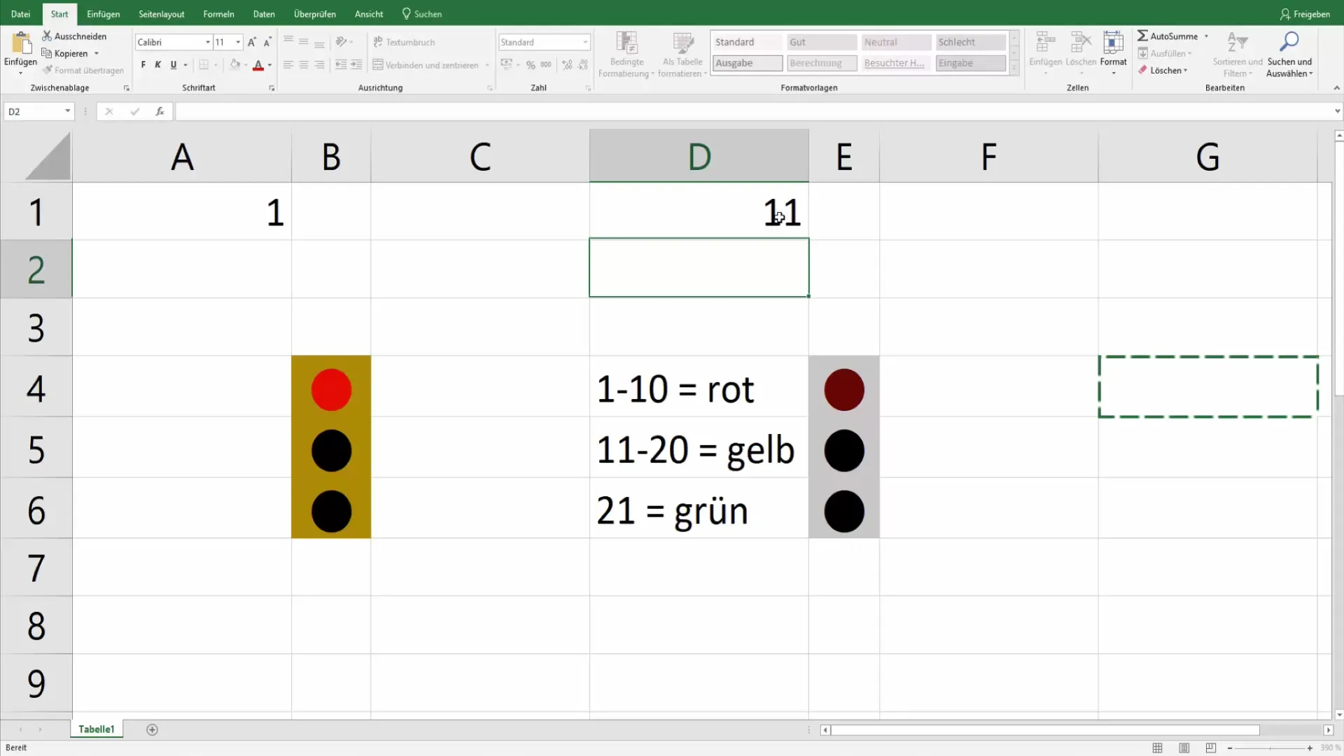 Configurar la función semáforo en Excel para una óptima presentación de datos