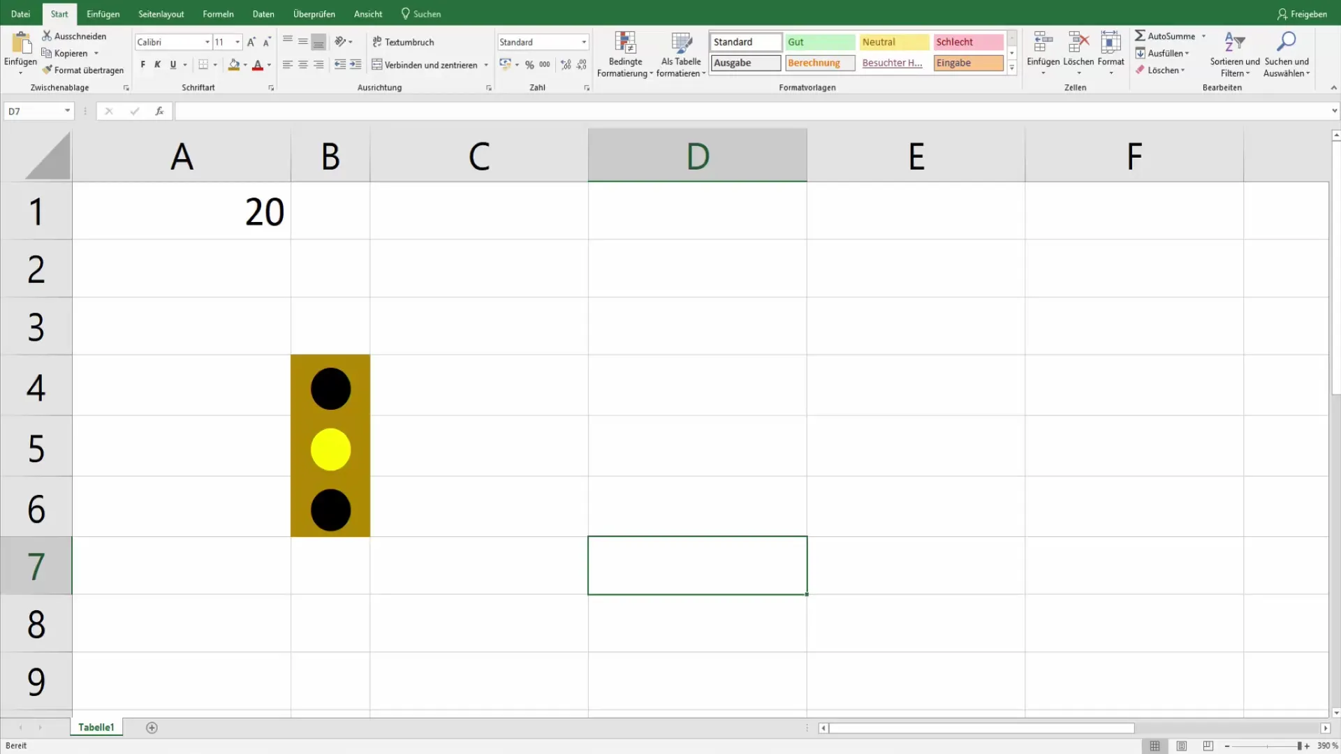 Configurar la función de semáforo en Excel para una óptima presentación de datos