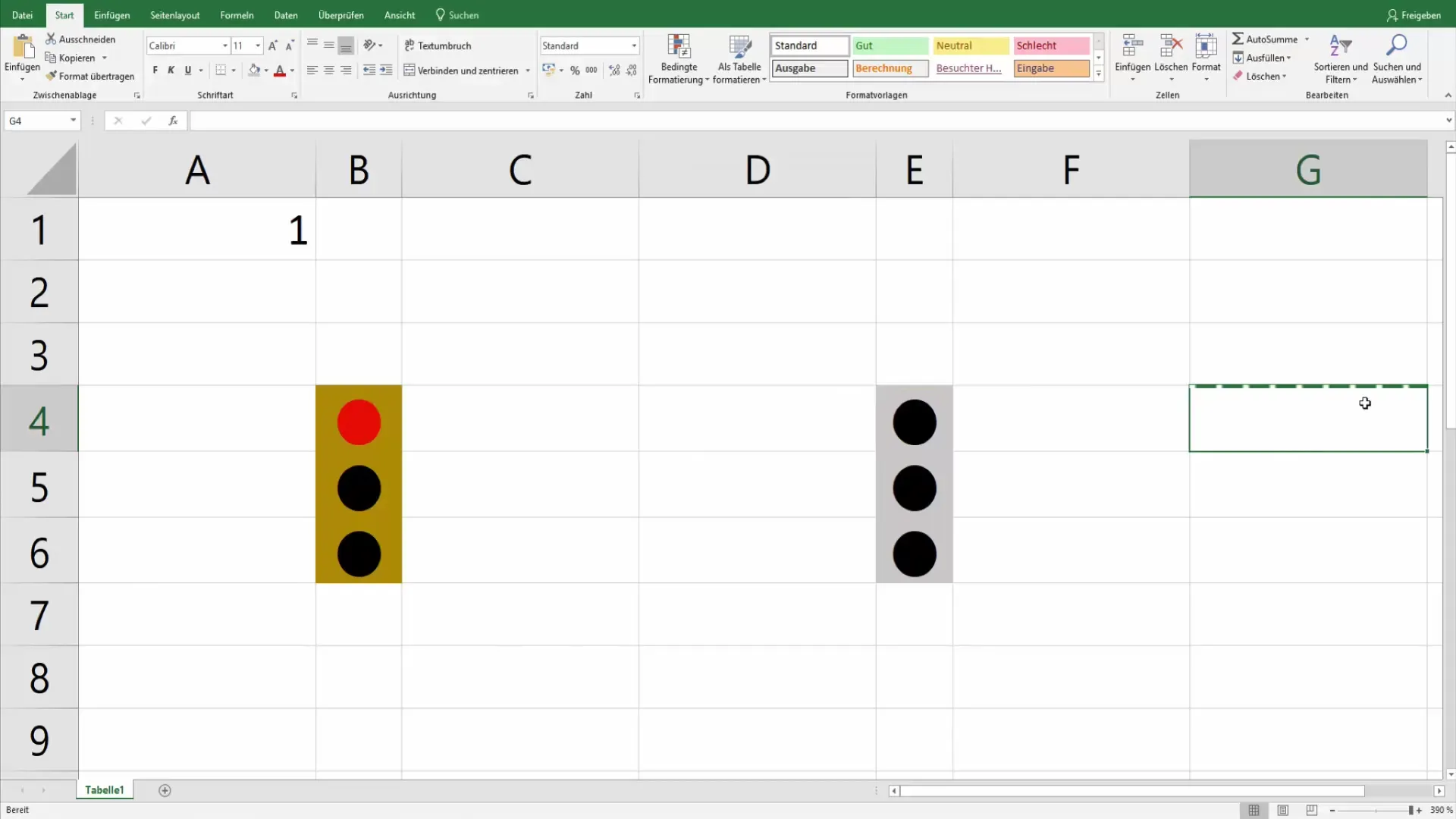 Configurar la función de semáforo en Excel para una presentación de datos óptima