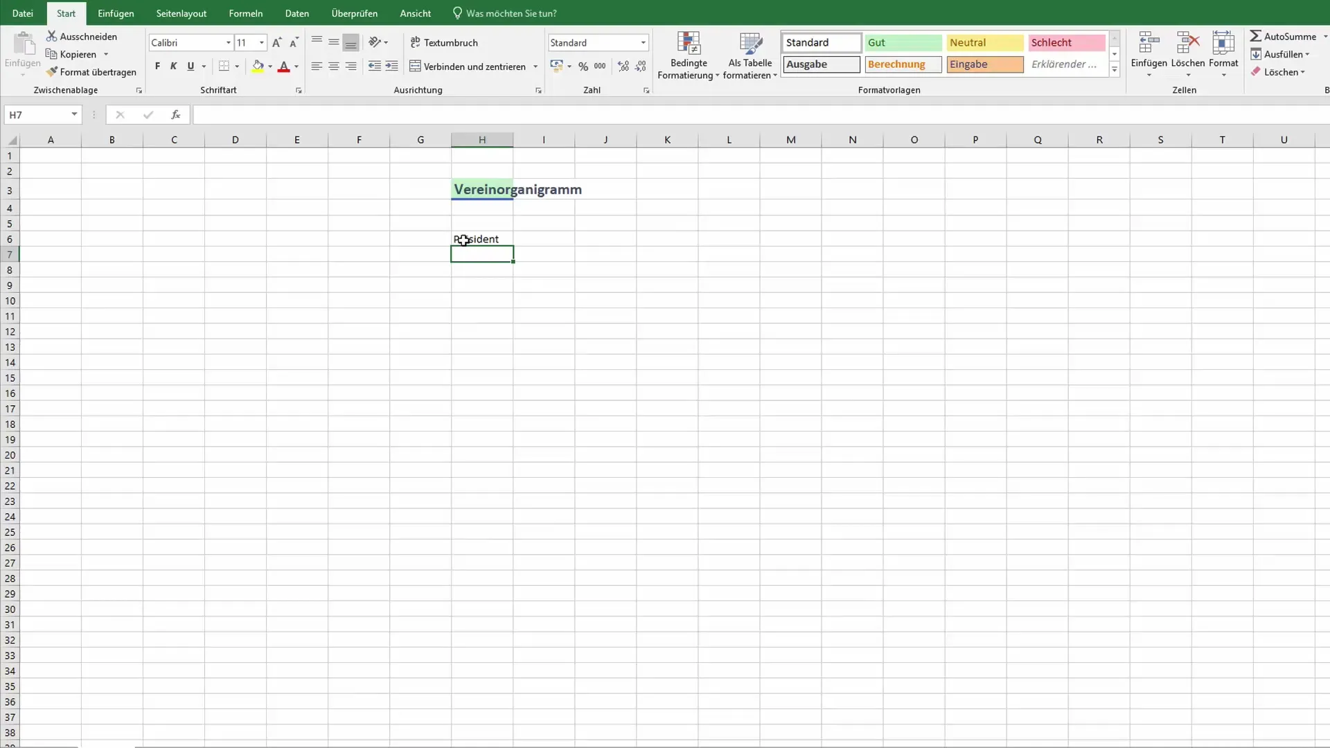 Creare un organigramma in Excel in modo efficace