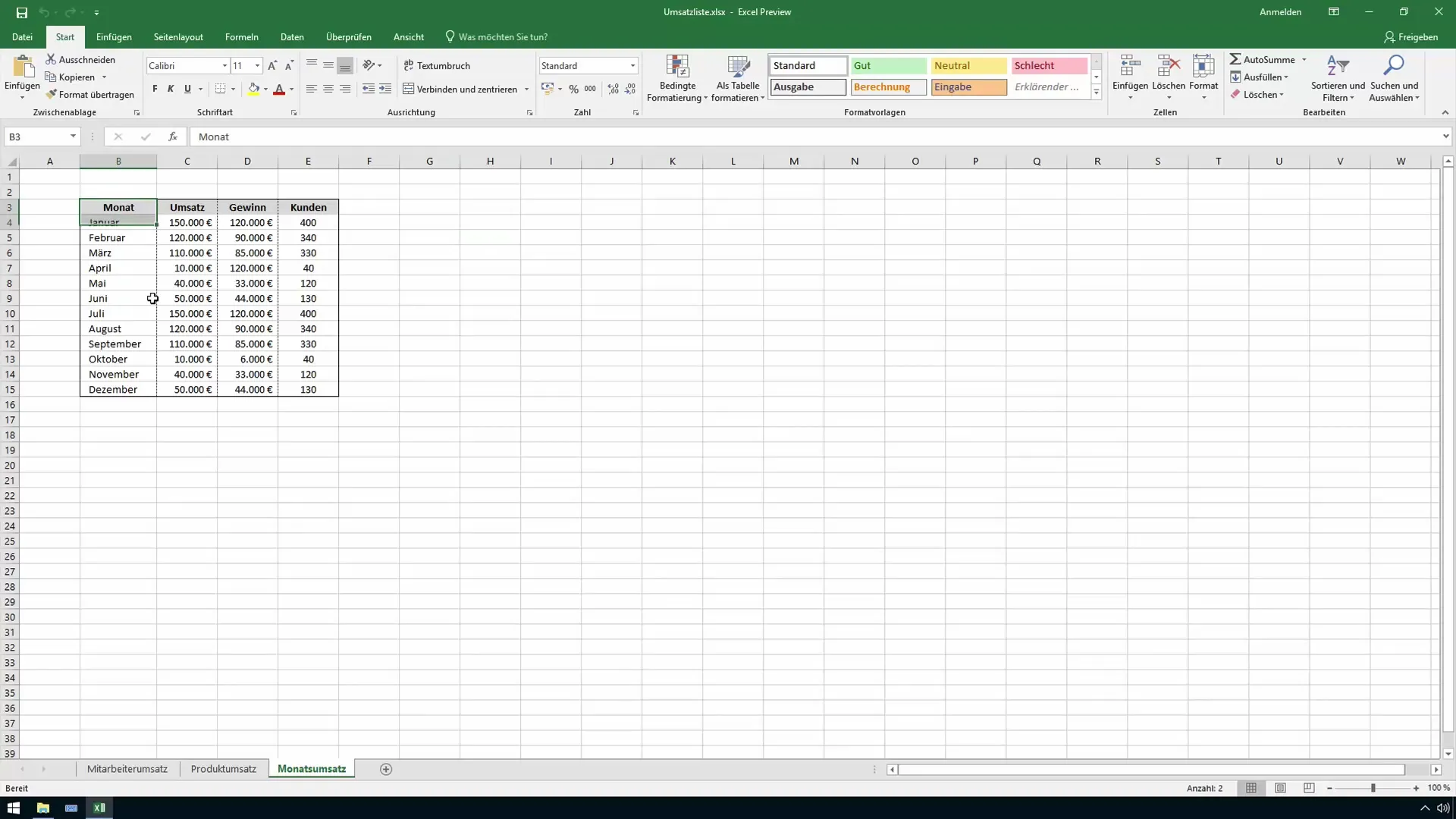Utiliza la función de cámara en Excel - Instrucciones para informes