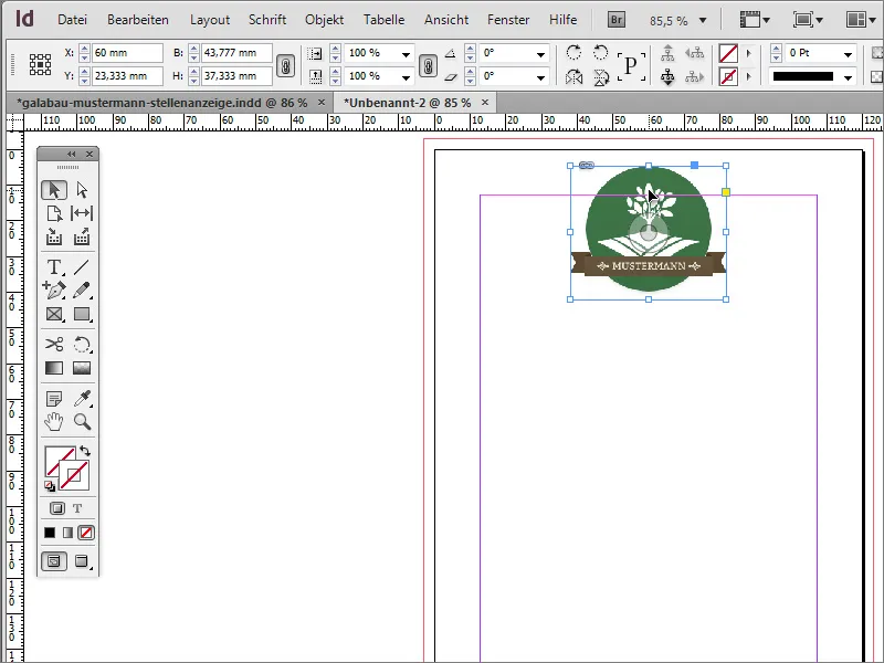 Mendesain iklan lowongan kerja di Adobe InDesign