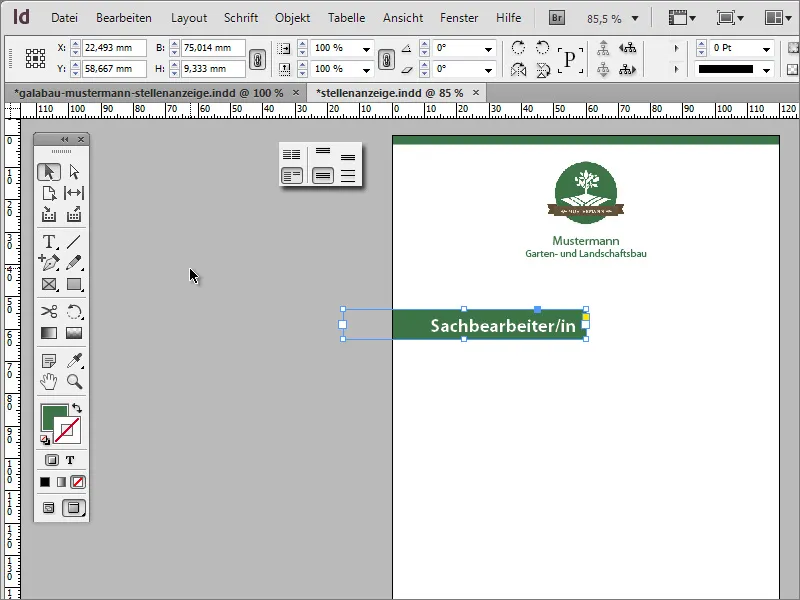 Vytvořit inzerát v programu Adobe InDesign Vytvořit inzerát v programu Adobe InDesign.