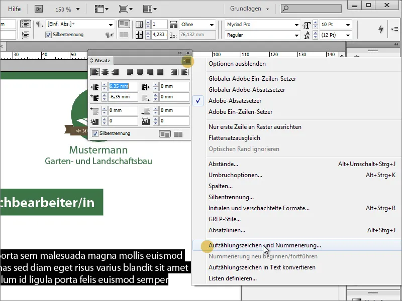 Mendesain iklan lowongan kerja di Adobe InDesign
