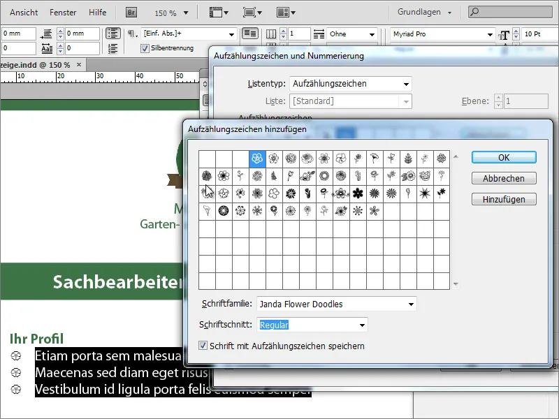 Mendesain iklan pekerjaan di Adobe InDesign