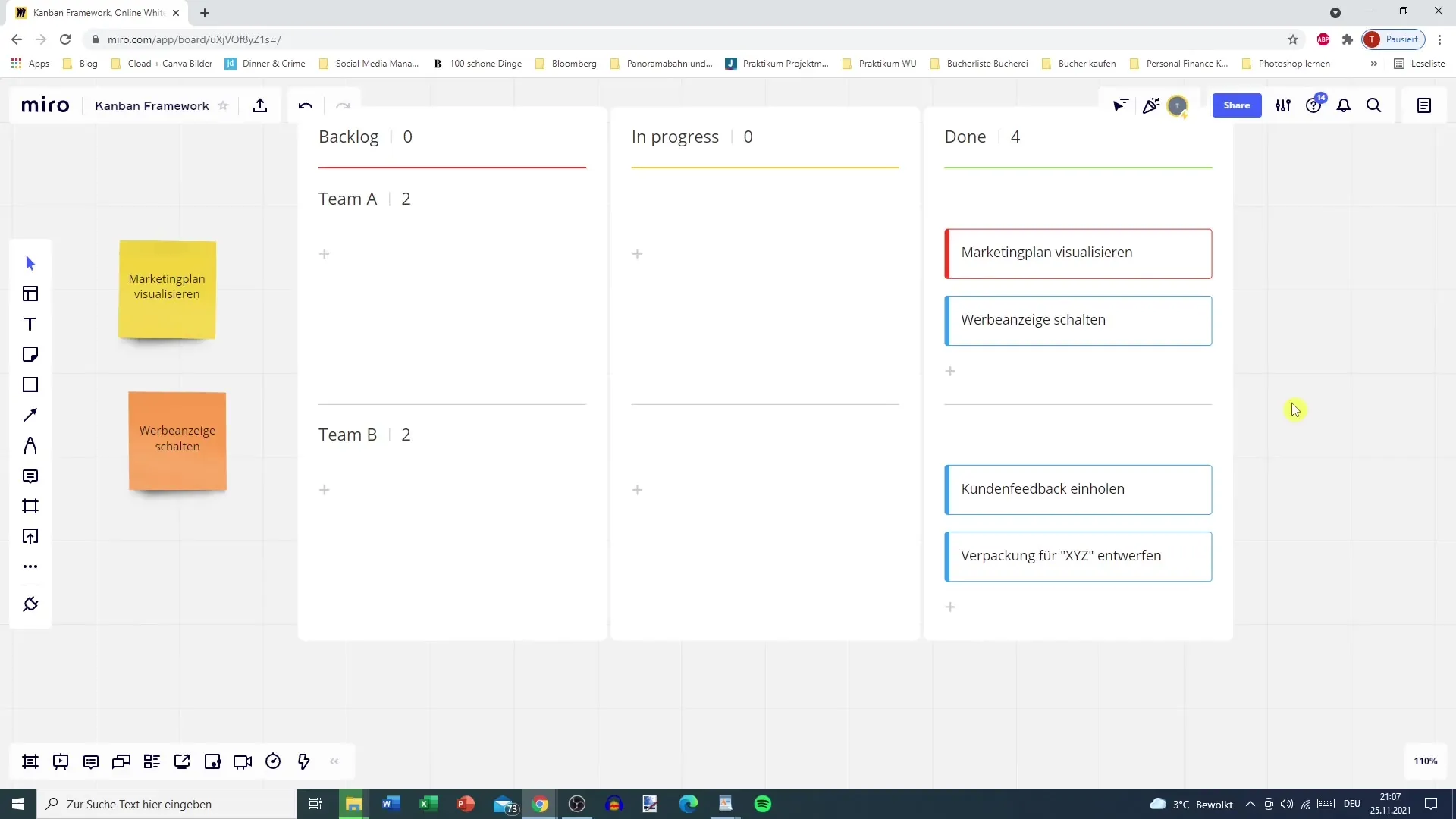Trabalhar eficazmente com Kanban - passo a passo