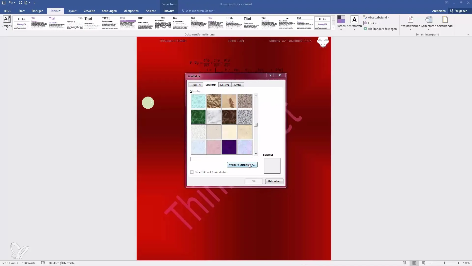 Individualisasi dokumen Word Anda - mendesain latar belakang halaman dengan kreatif Individualisasikan dokumen Word Anda - desain latar belakang halaman secara kreatif