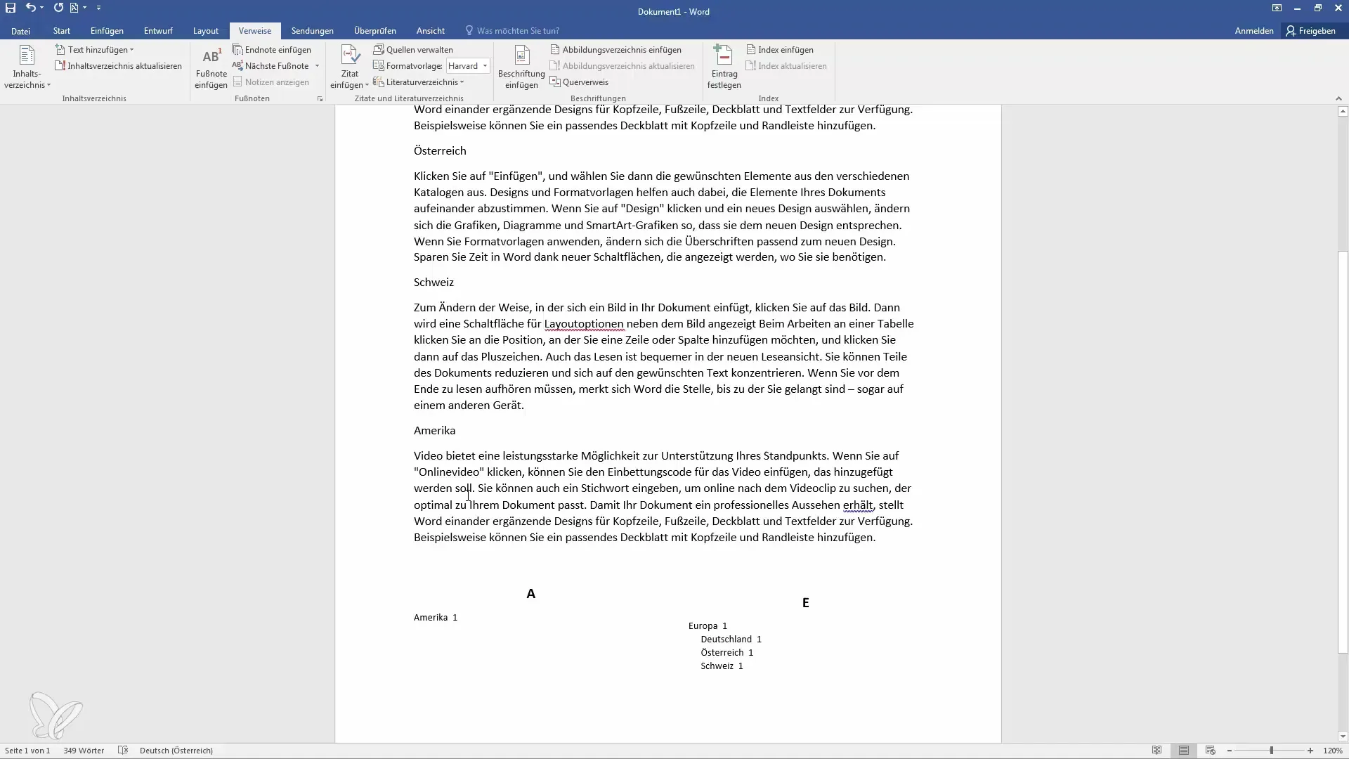 Indeksa izveide programmā Word - soli pa solim līdz ideālajam katalogam