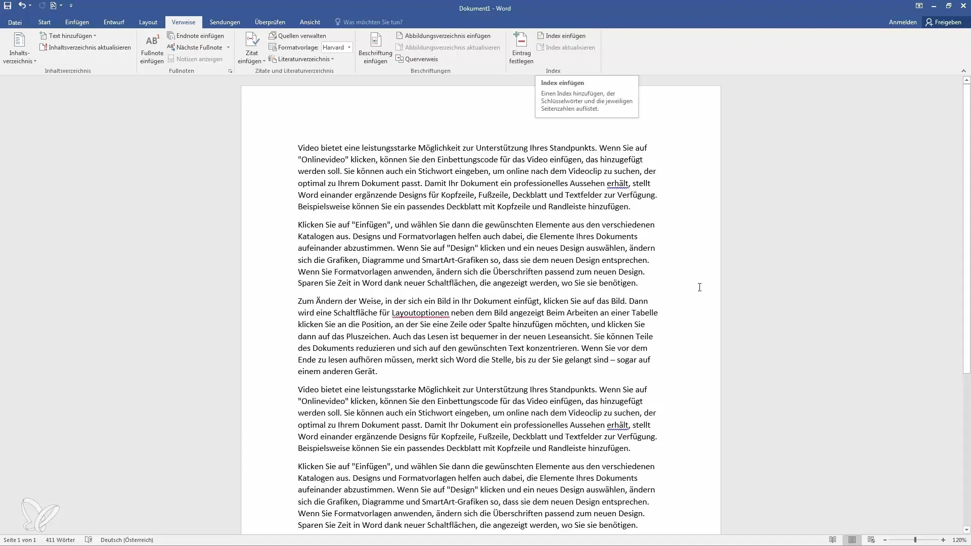 Indeksa izveide programmā Word - soli pa solim līdz ideālajam katalogam