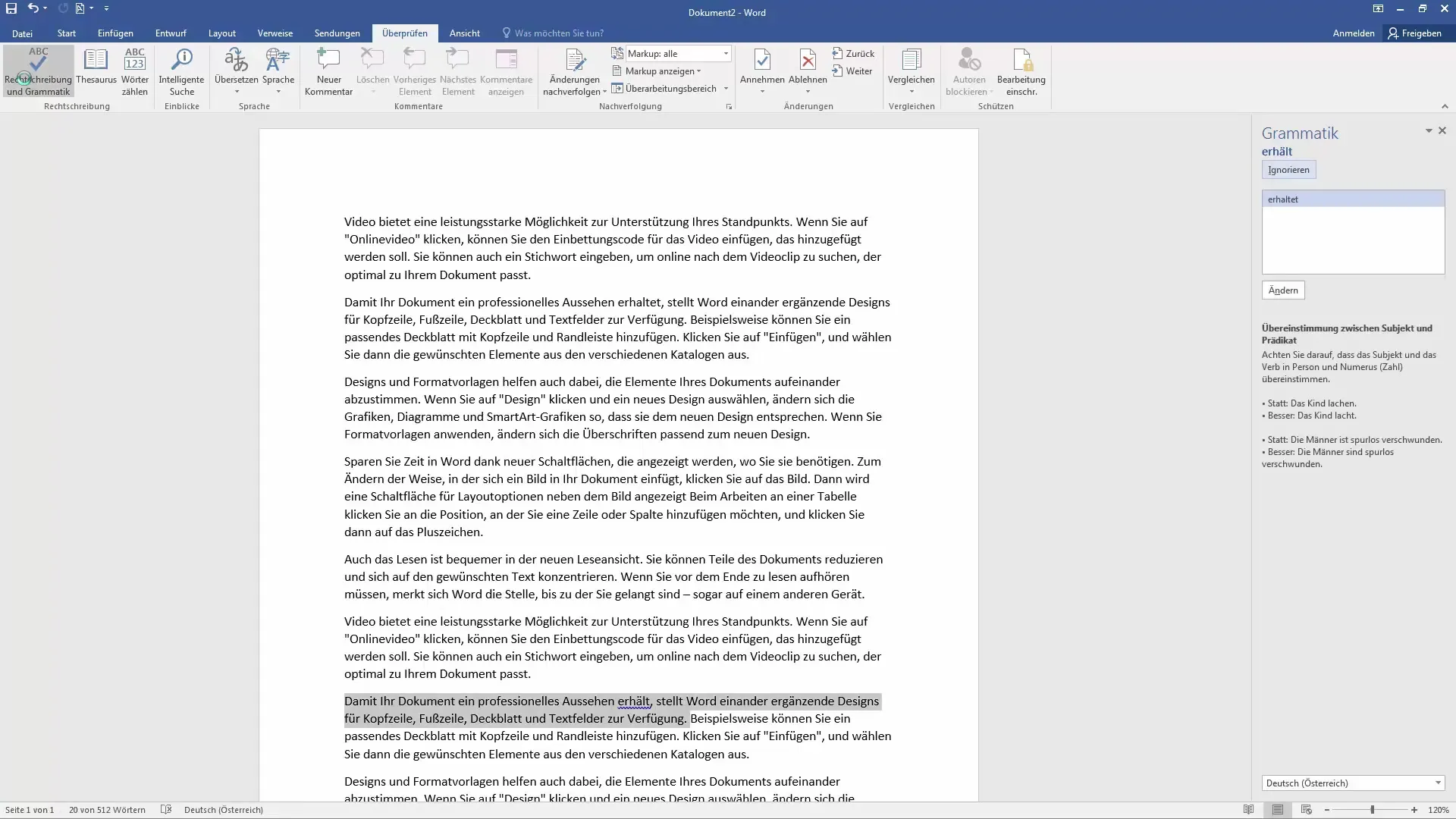 Stavekontrol i Word - Optimering gennem ordbogen