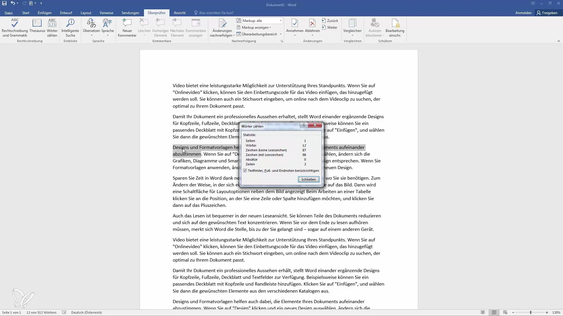 Numărarea cuvintelor în Word: Cum numărați eficient cuvintele
