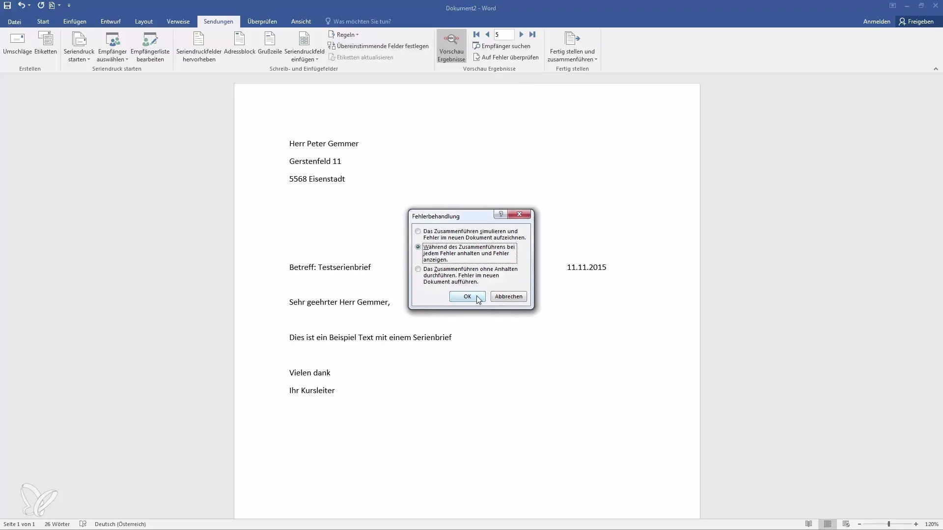 Creare una lettera in serie in Word - Una semplice guida passo dopo passo
