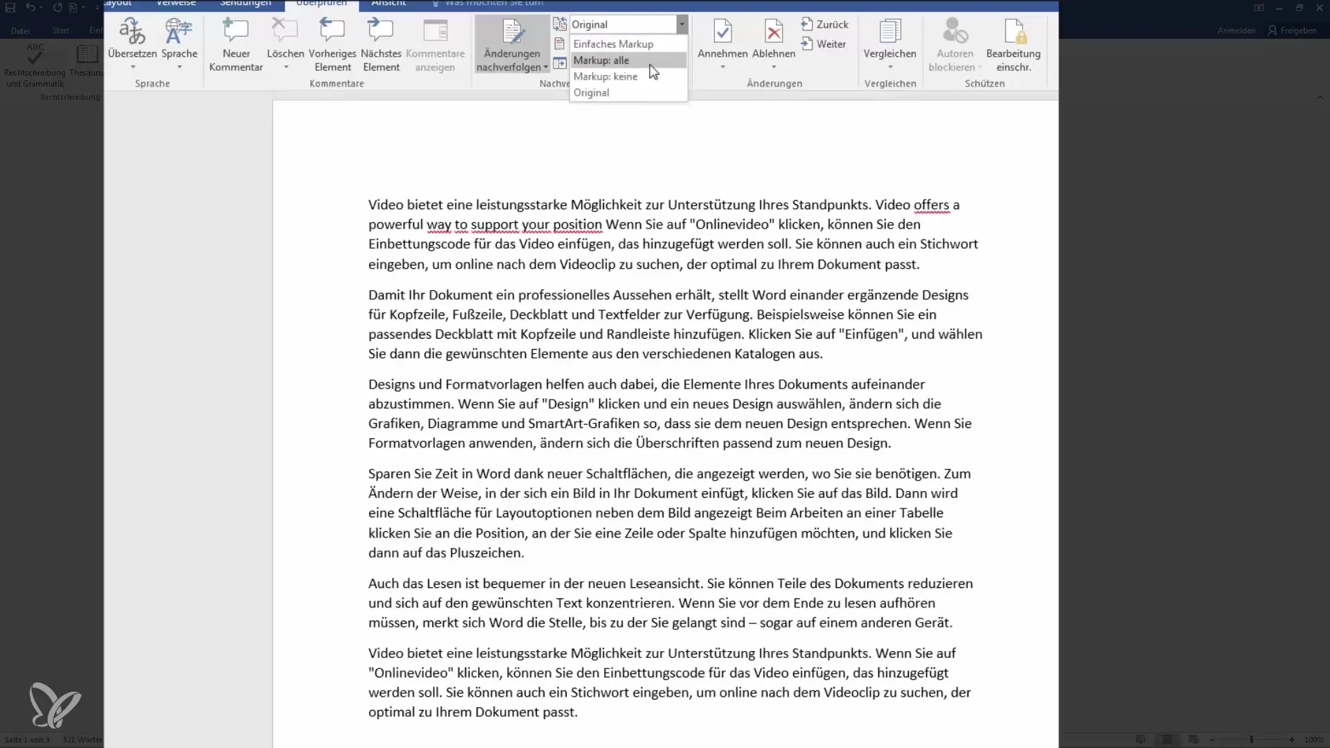 Seguimientos y cambios en Word para una colaboración eficiente