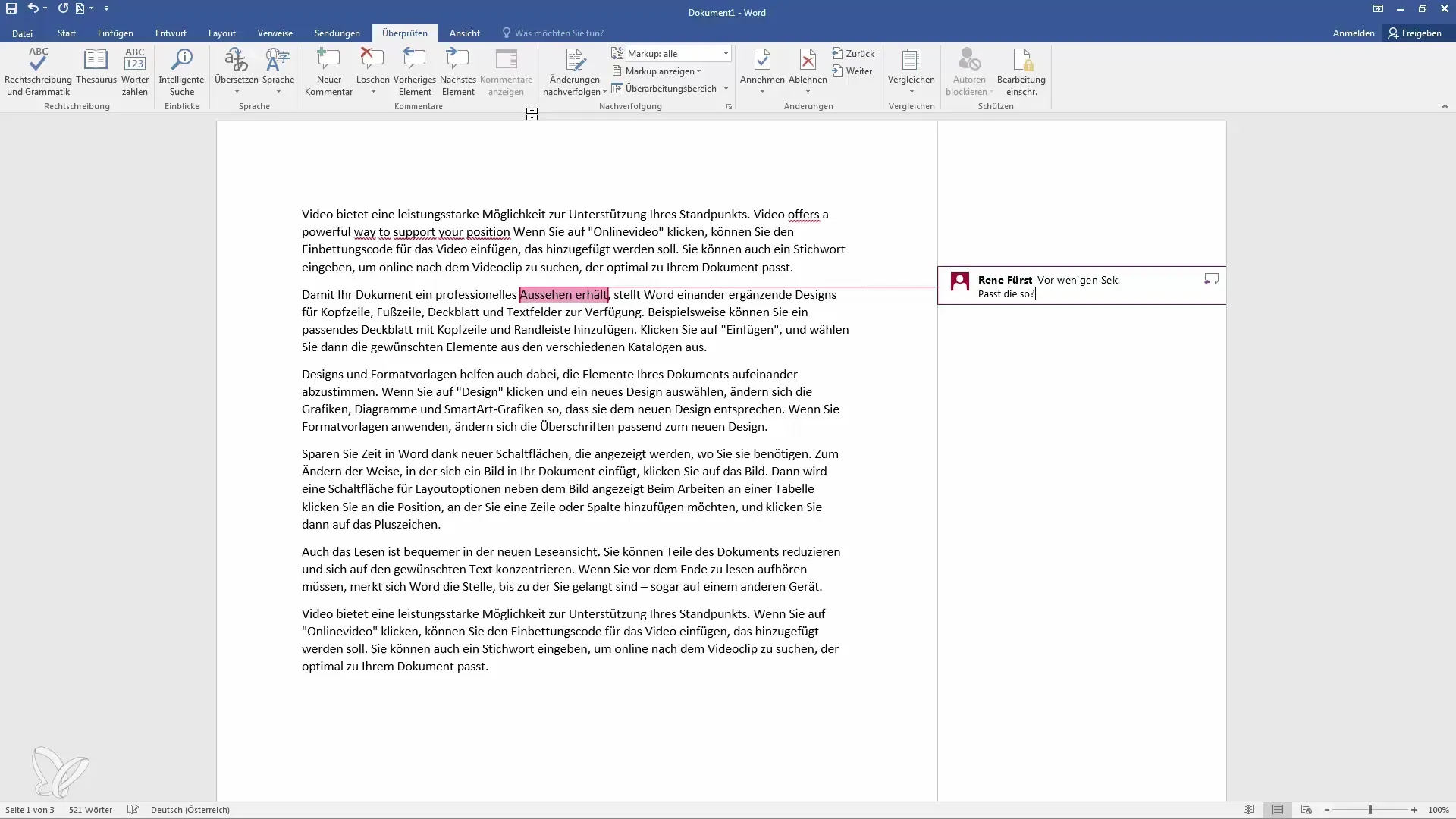 Seguimiento y cambios en Word para una colaboración eficiente