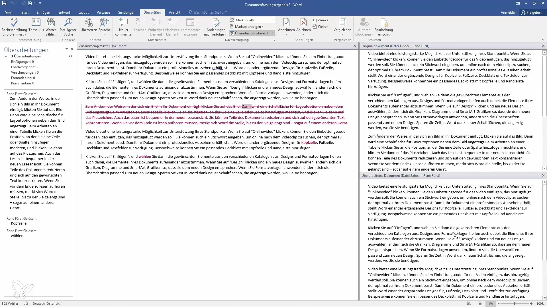 Dokumente in Word vergleichen – Schritt-für-Schritt Anleitung