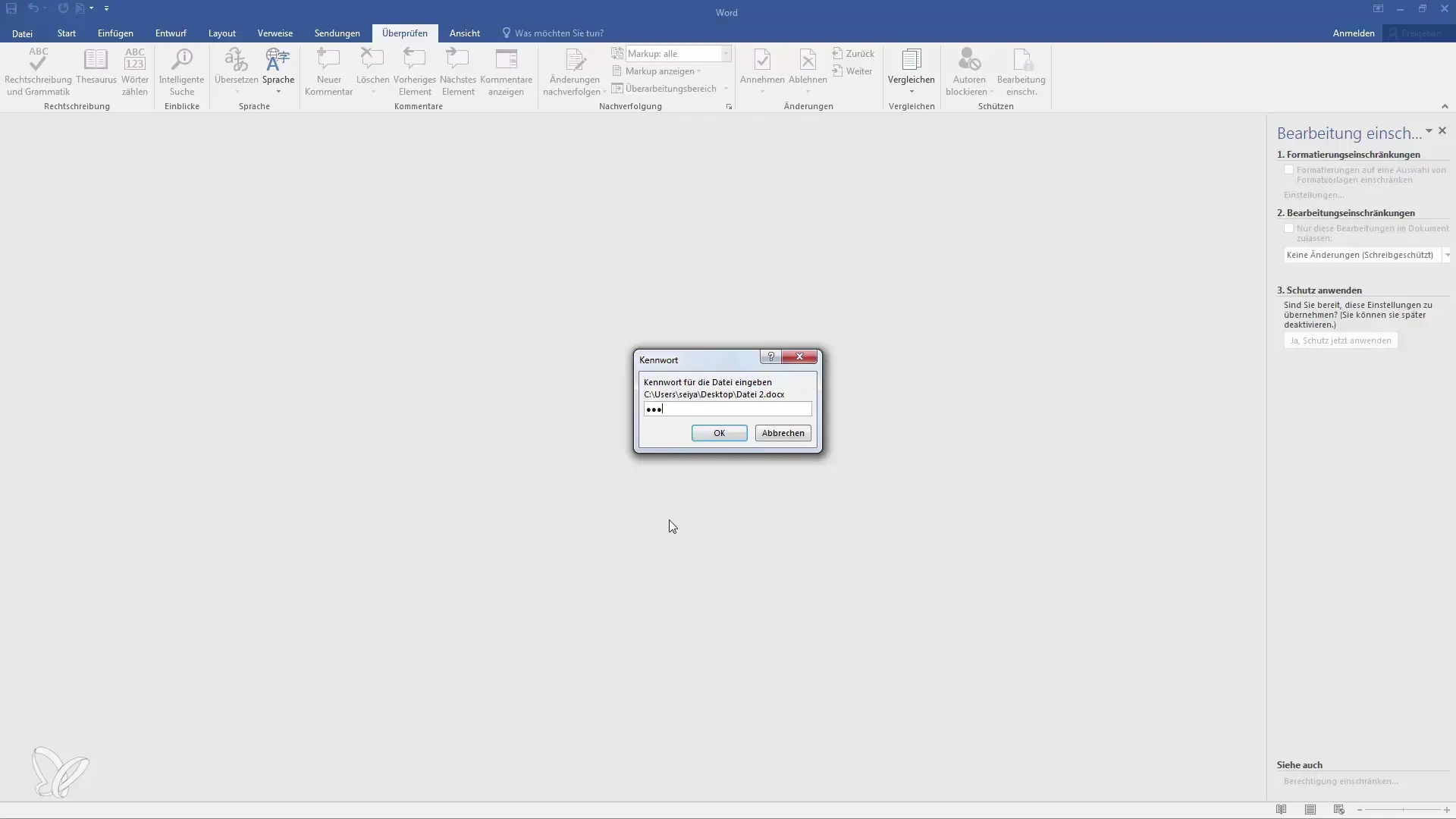 Protezione della password in Word: assicurare in modo efficace i documenti