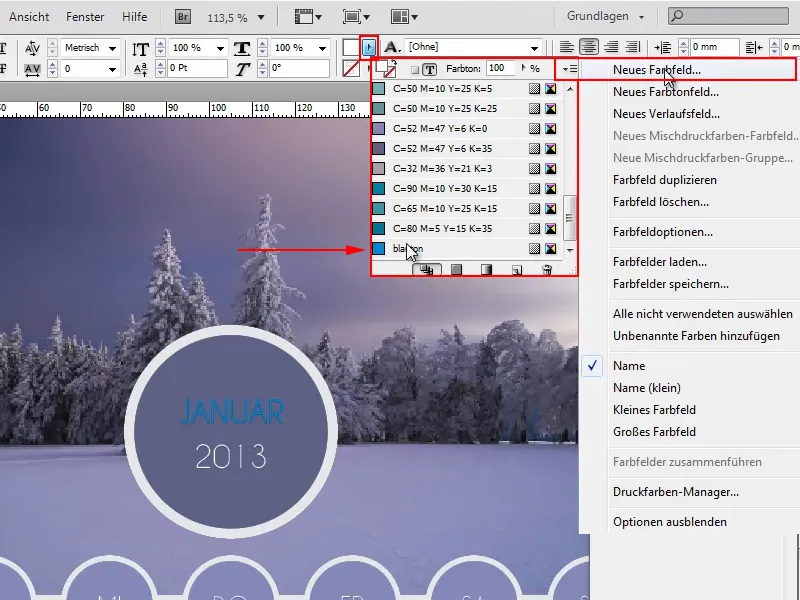 Adobe InDesign tips & tricks: Quickly add new color swatches